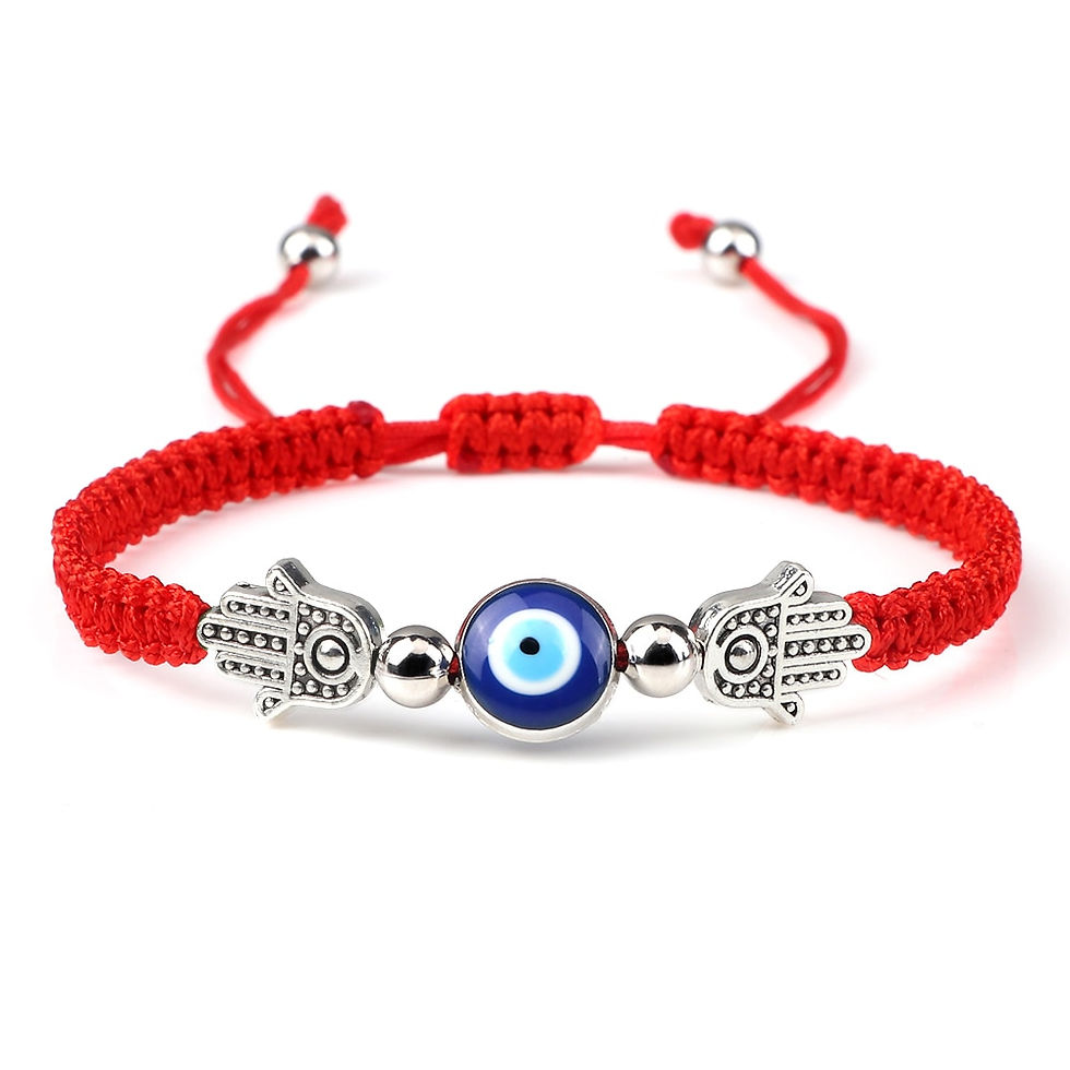 Thumbnail: New Evil Eye Braided Bracelet