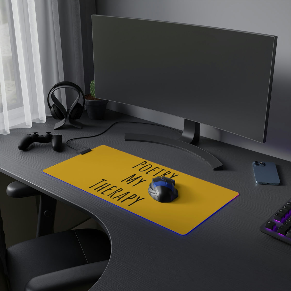 Official Realistic Poetry International LED Mouse Pad