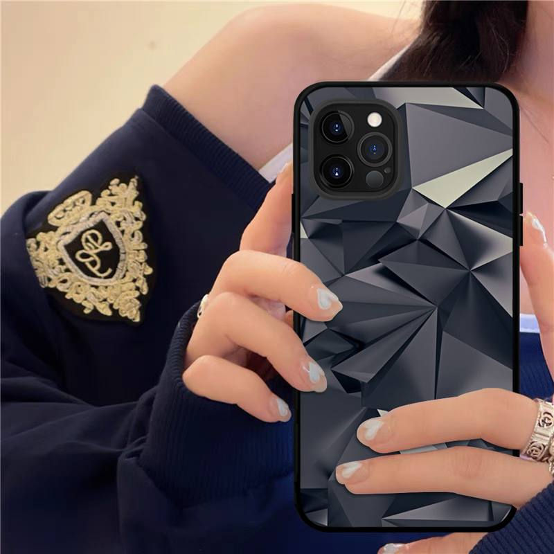 Thumbnail: Luxury Poetic Geometry Phone Case iPhone