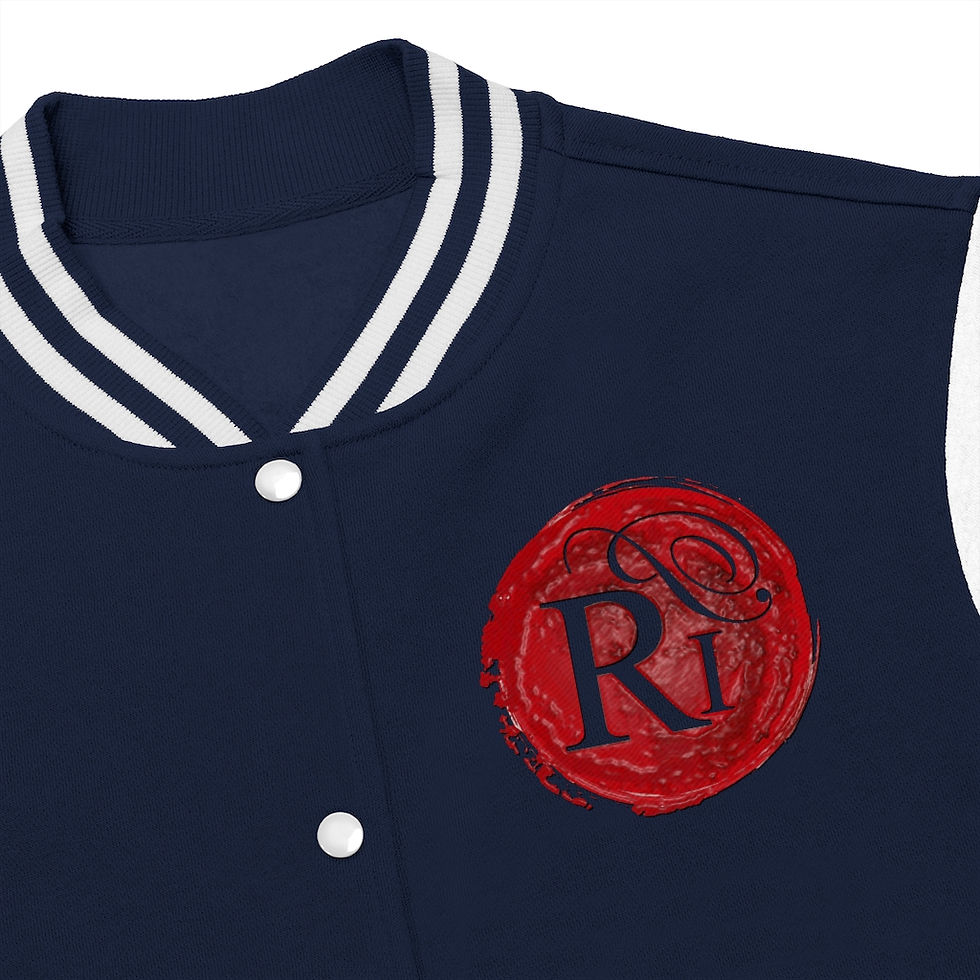 Thumbnail: Women's Realistic Poetry Varsity Jacket