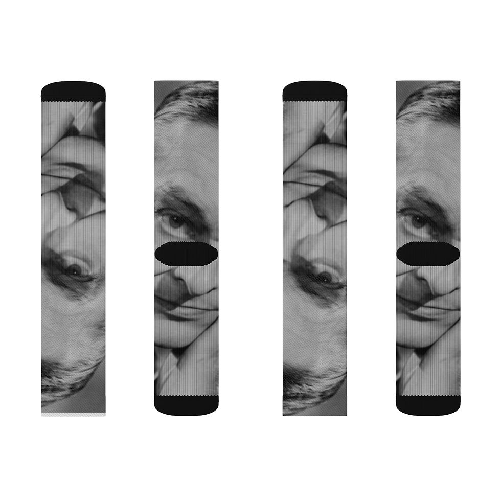Thumbnail: T. S. Eliot Fun Poetry Socks