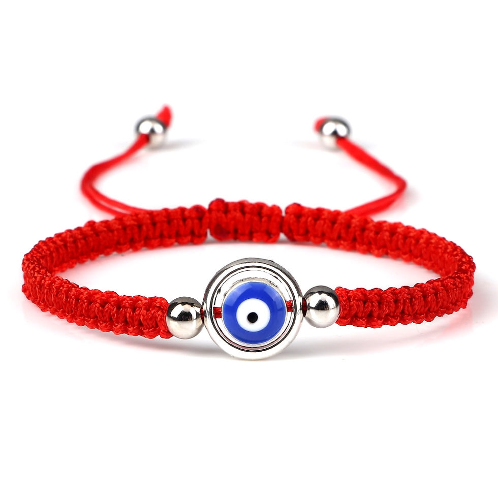 Thumbnail: New Evil Eye Braided Bracelet