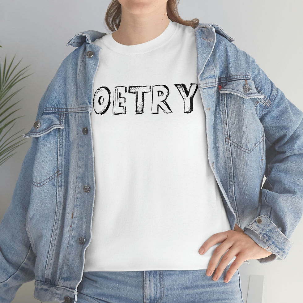 Thumbnail: Poetry Unisex Heavy Cotton Tee