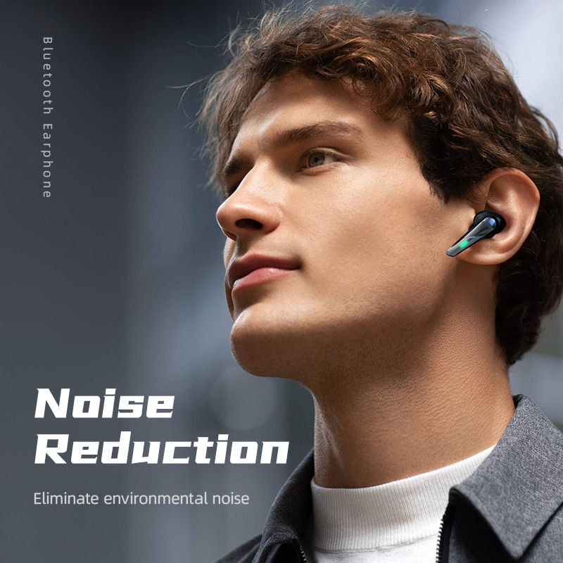 Thumbnail: Bluetooth Gaming Wireless Earphones - With Mic Charging Box
