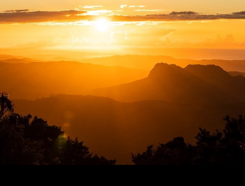 Maunga Hikurangi - sacred Māori cultural site at sunrise
