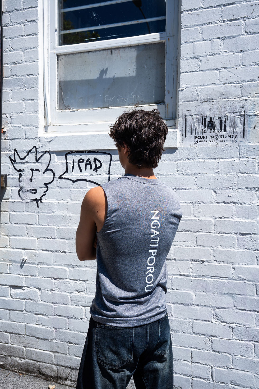 Nati Active Tank Grey - back