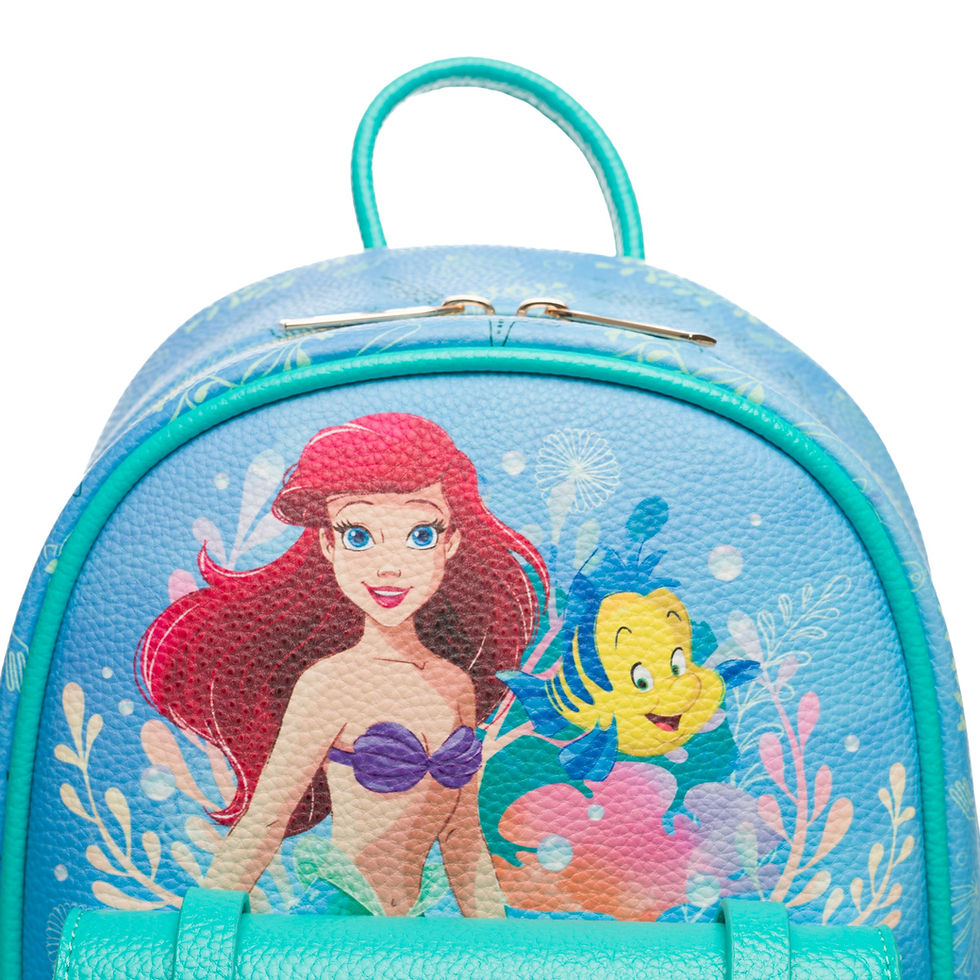 Thumbnail: The Little Mermaid - Ariel WondaPop 11" Vegan Leather Fashion Mini Backpack