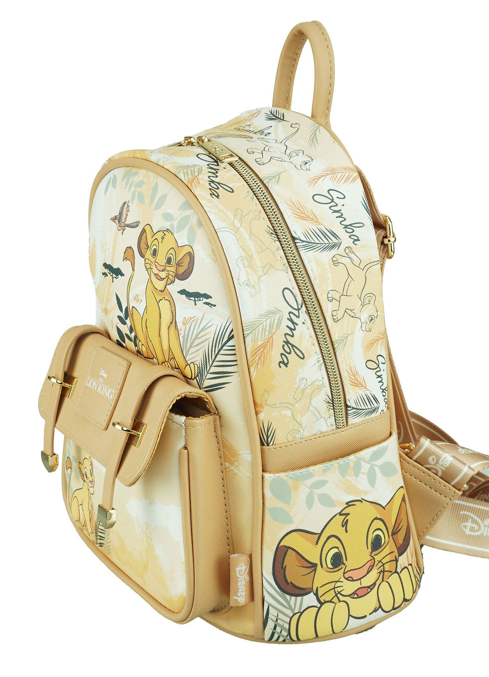 Thumbnail: Disney The Lion King: Simba 11-inch Vegan Leather Mini Backpack