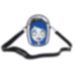 Horror Movies Vegan Leather Cross Body Bag, Emily the Corpse Bride Face Applique