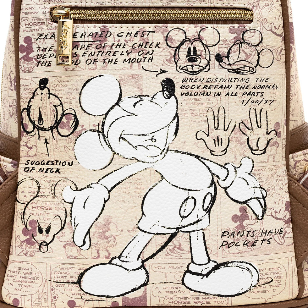 Thumbnail: Mickey Mouse WondaPop 11" Vegan Leather Fashion Mini Backpack