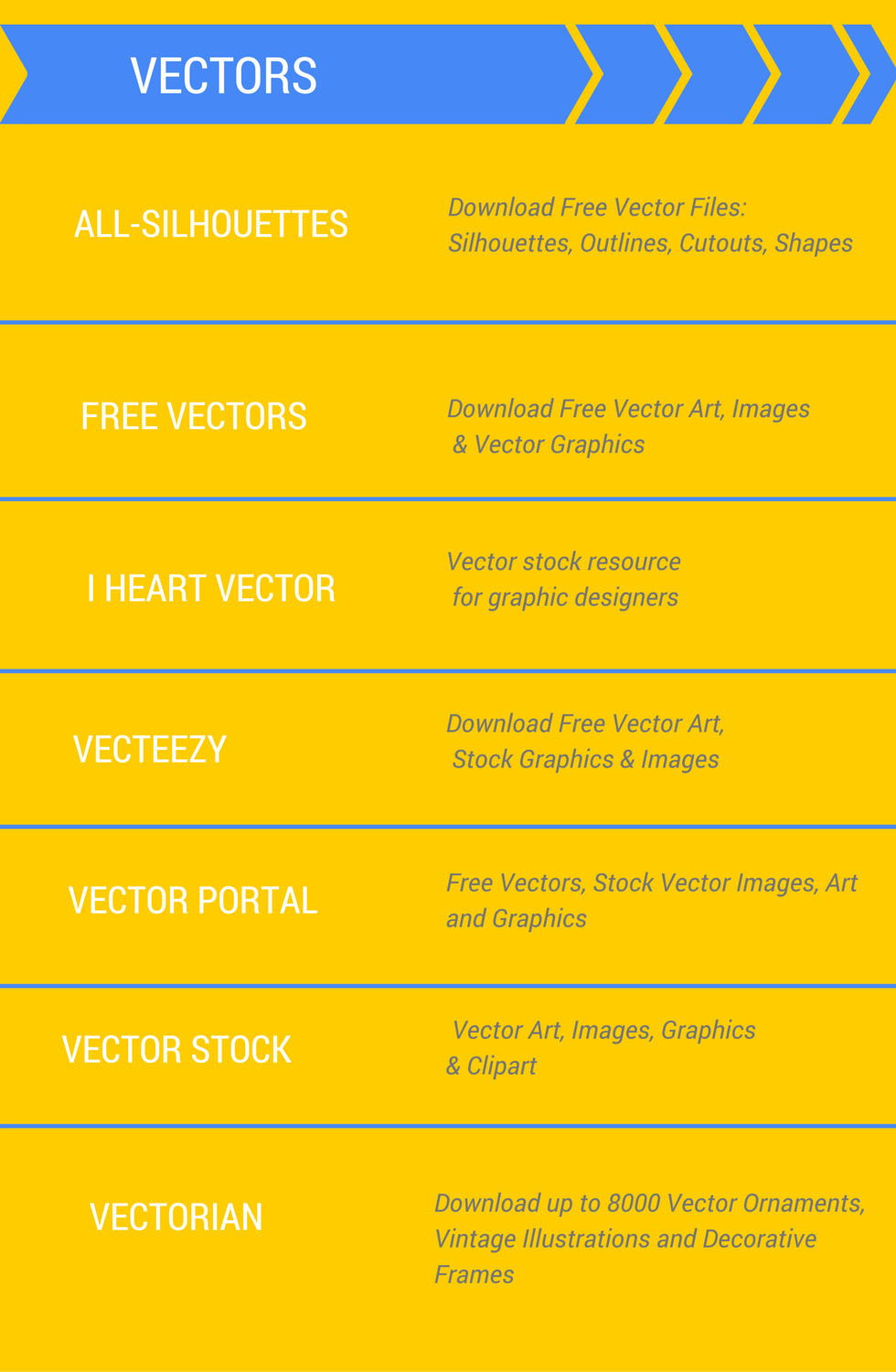 Download free vector resources for designers