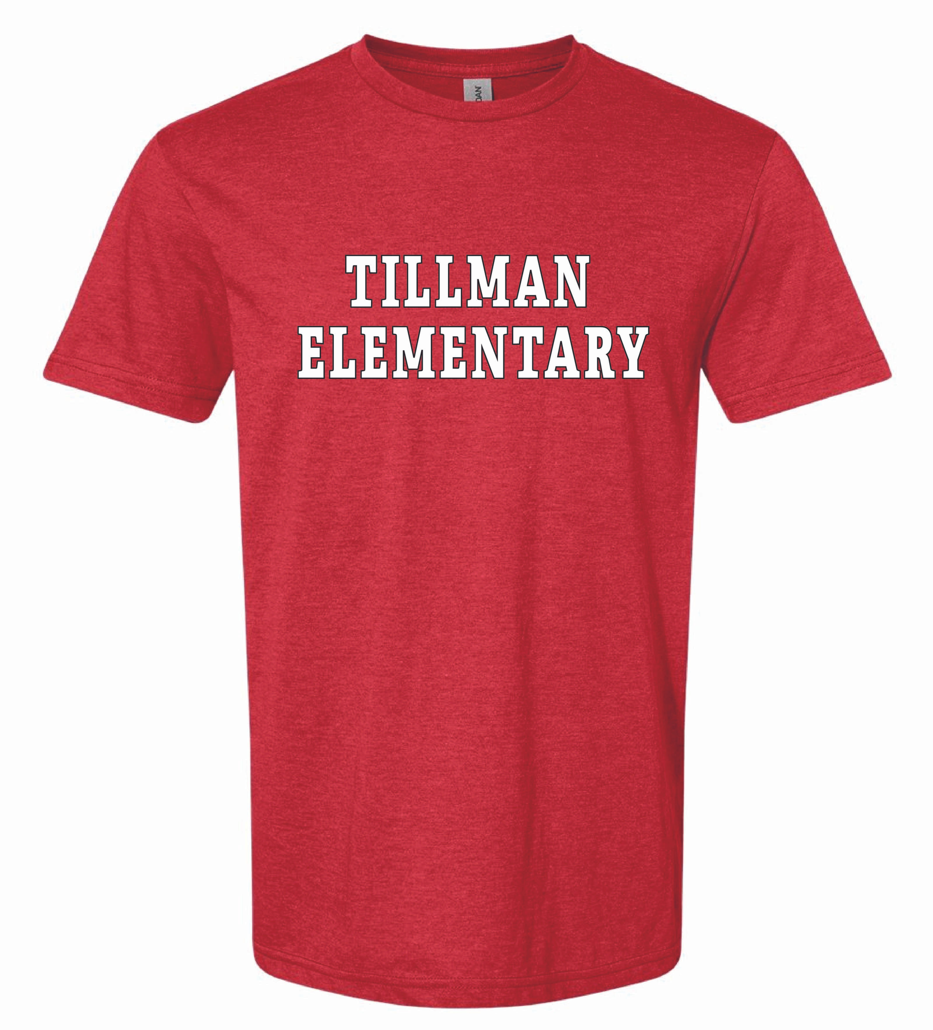 Tillman Elementary Red Short Sleeve Crew