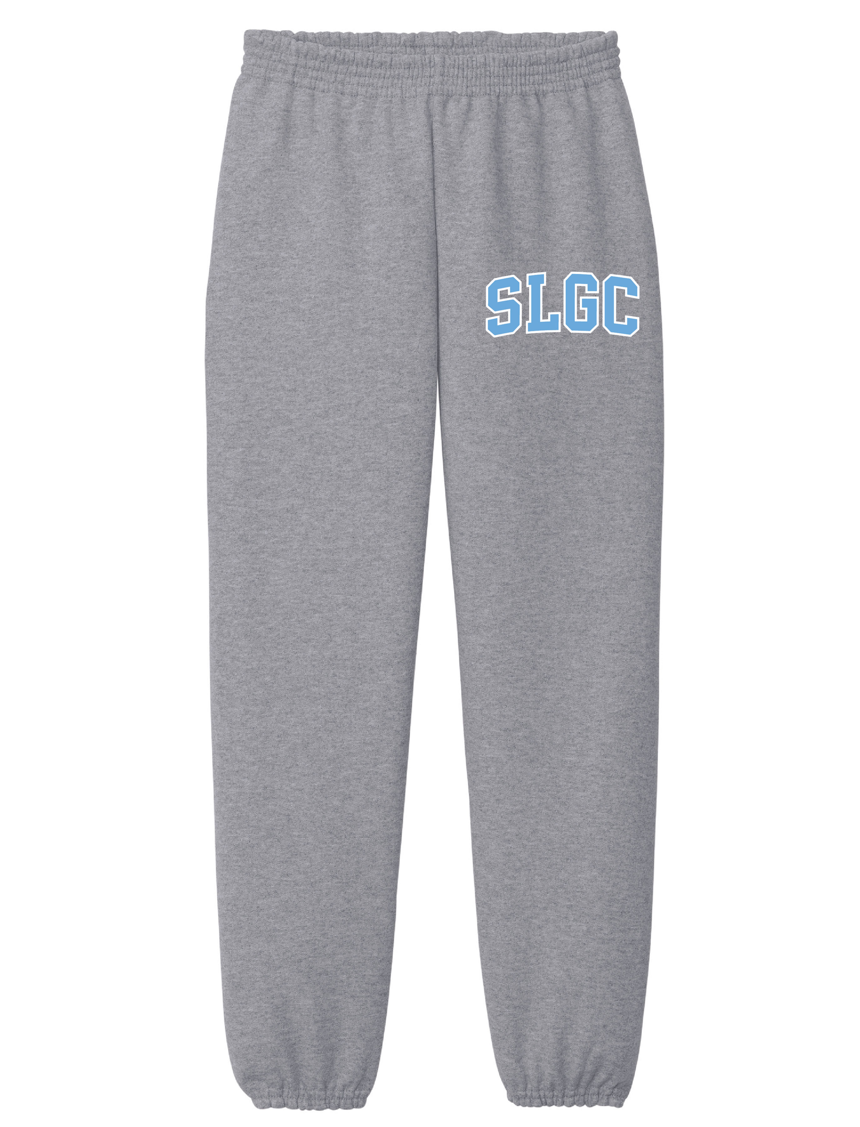 SLGC Gray Sweatpants - Blue Font