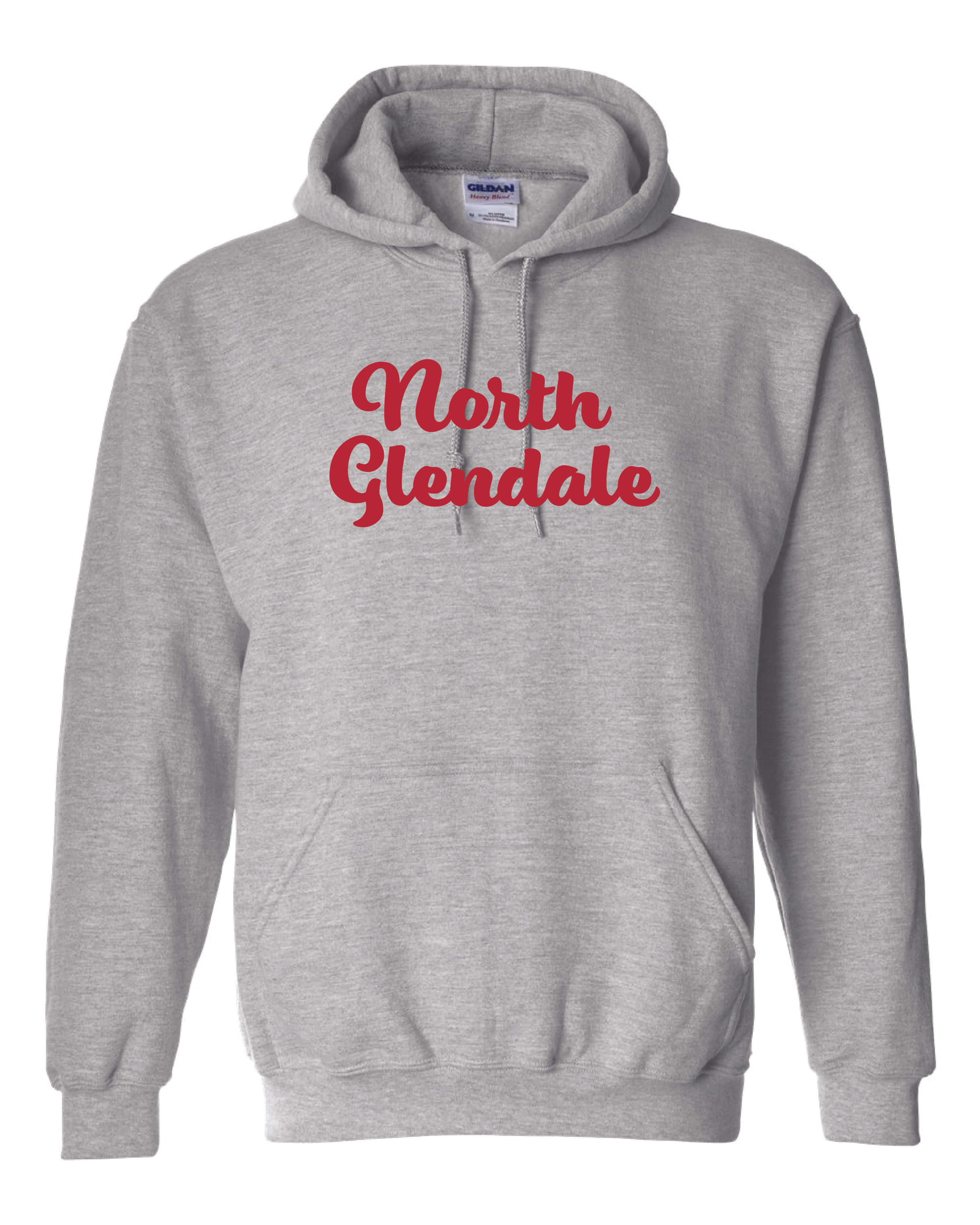 North Glendale Fancy Gray Hoodie