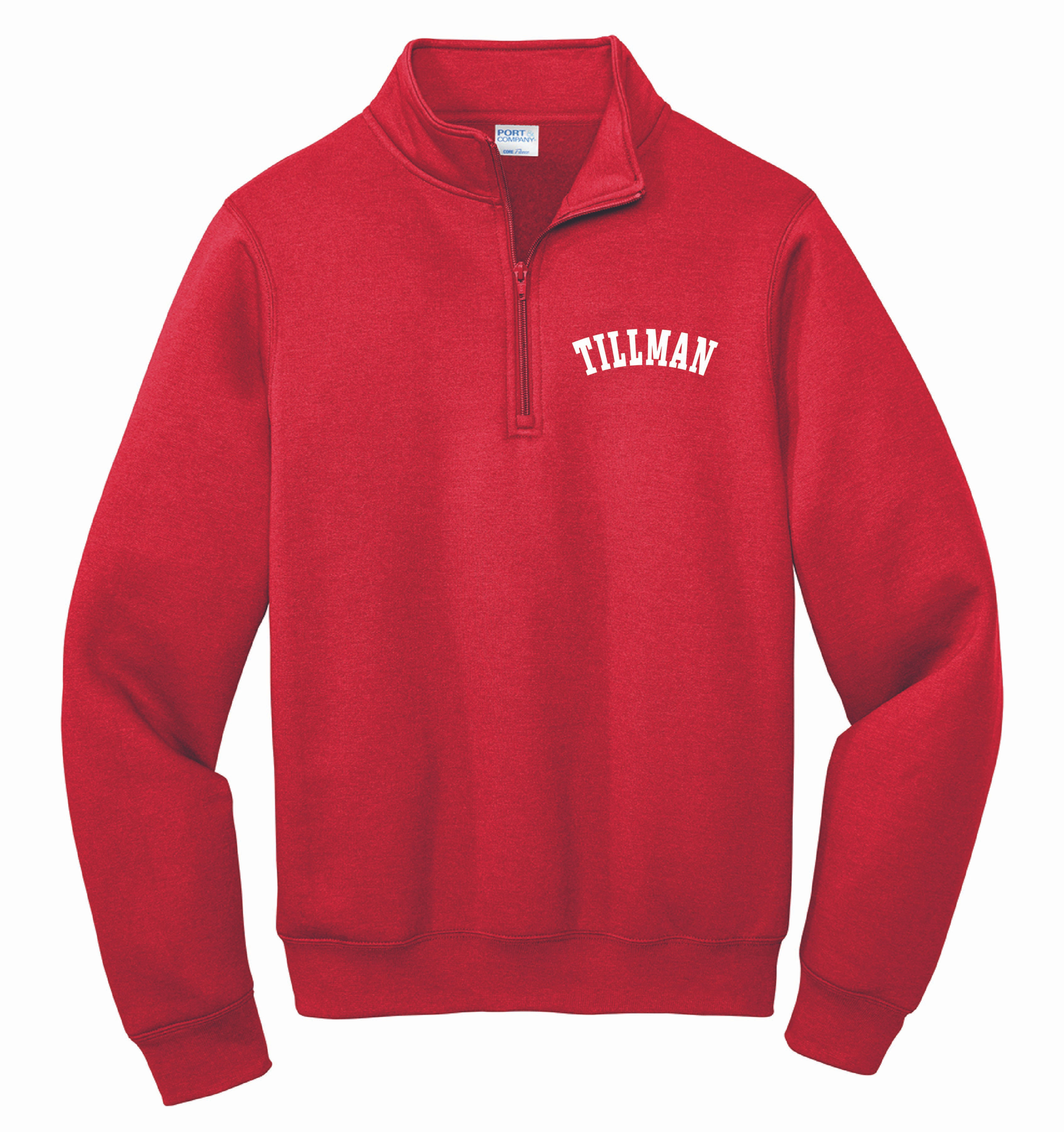 Tillman Red Core Fleece 1/4-Zip Pullover Sweatshirt