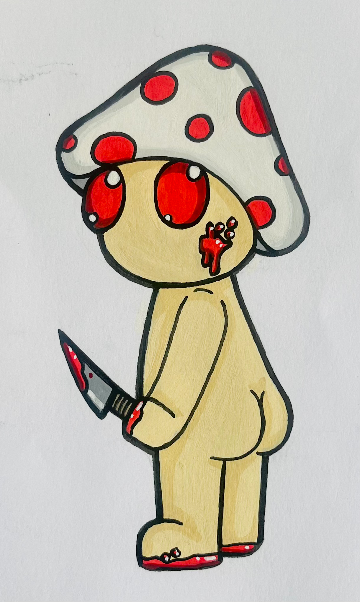 Killer shroom butt Waterproof sticker