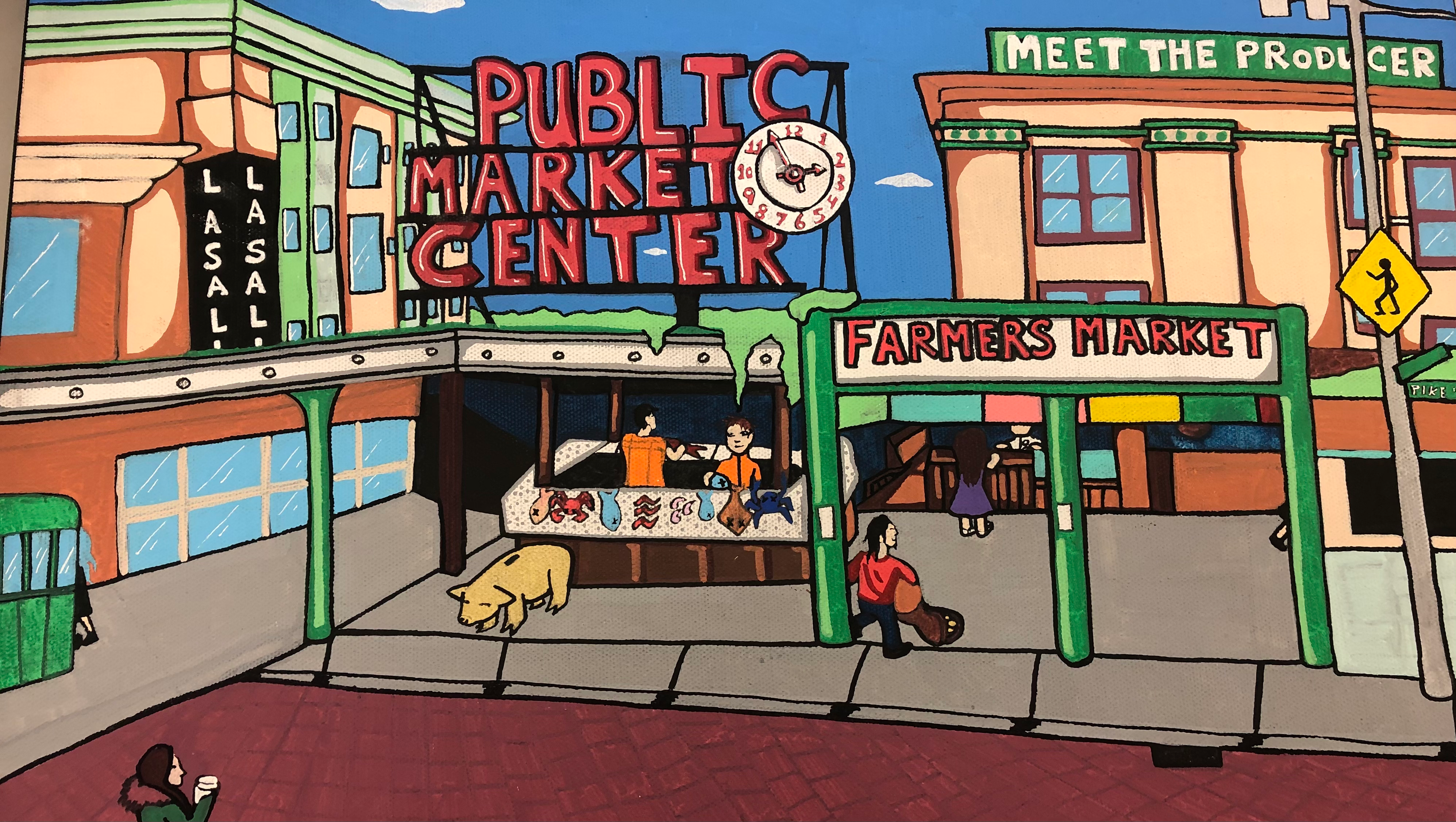 Pike place cardstock print 