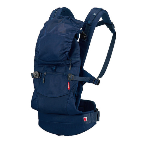 正規品】アンジェレッテ ベビーキャリア オン ネイビー 付属品欠品無し  