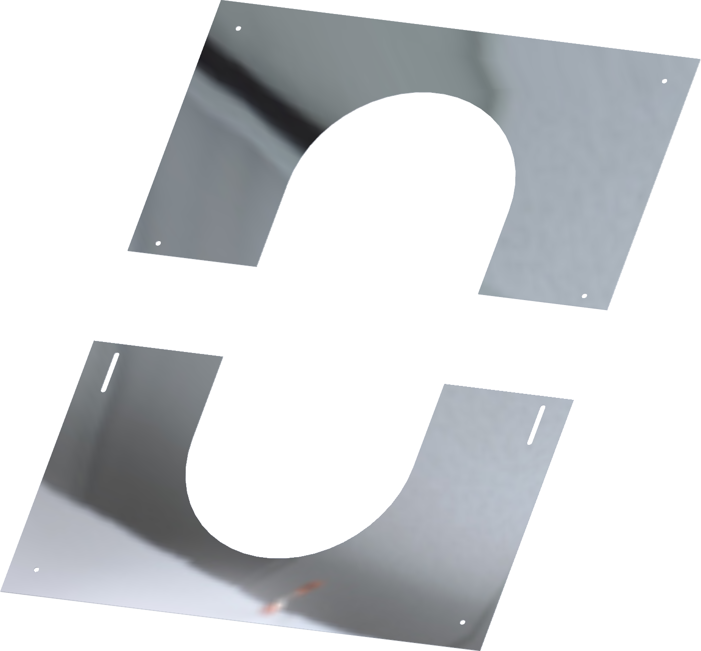 Plaque de finition 0/30°