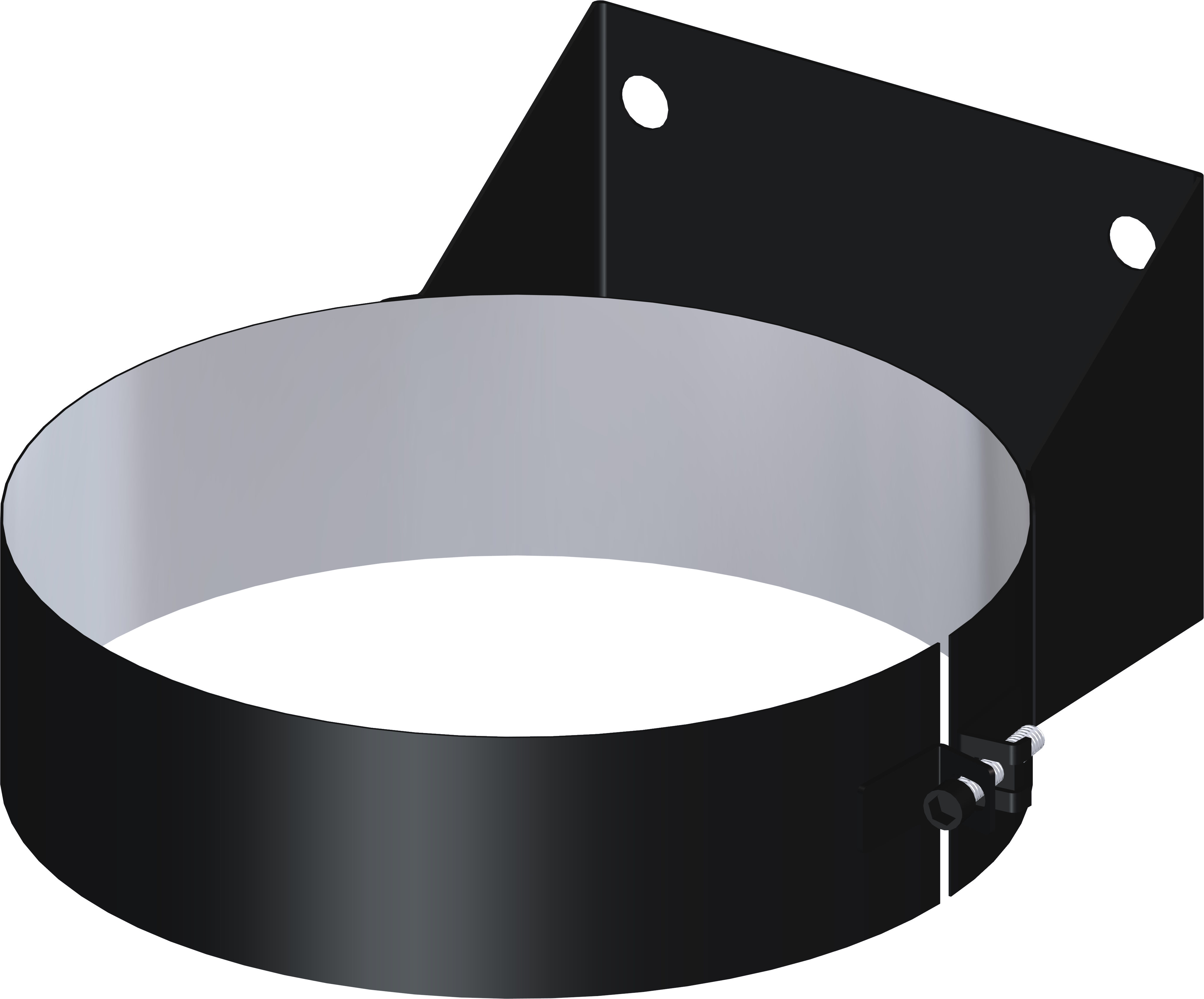 Collier mural plat