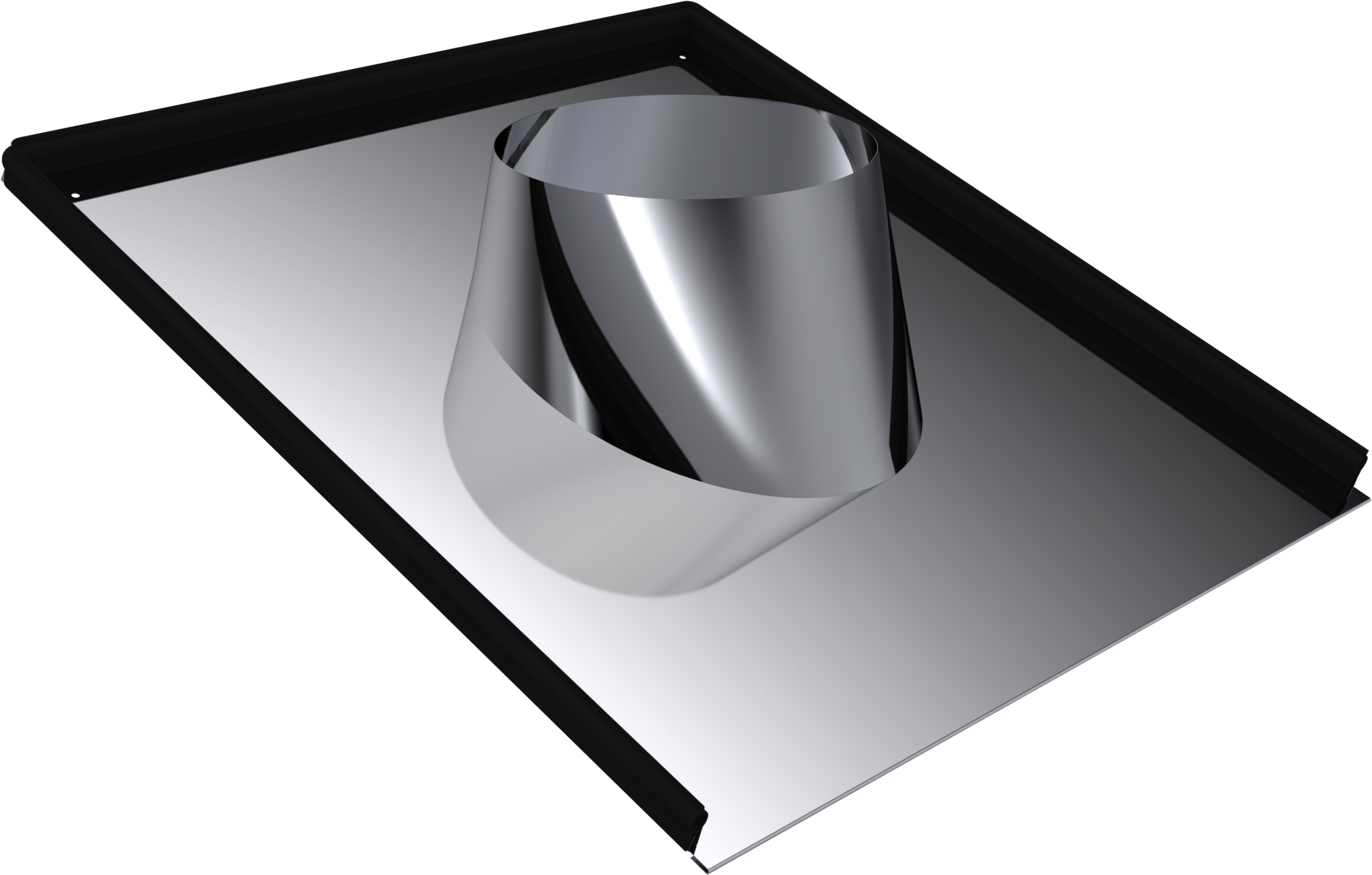 Solin de toit inox en pente 0/30°
