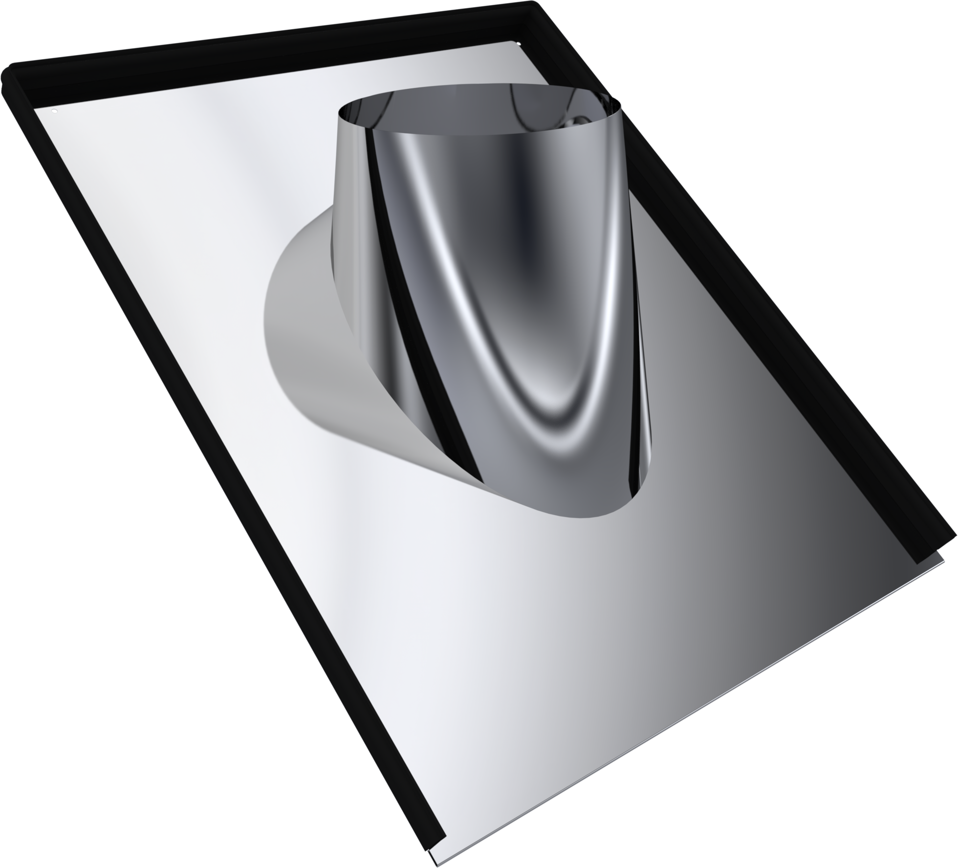 Solin de toit inox en pente 30/45°