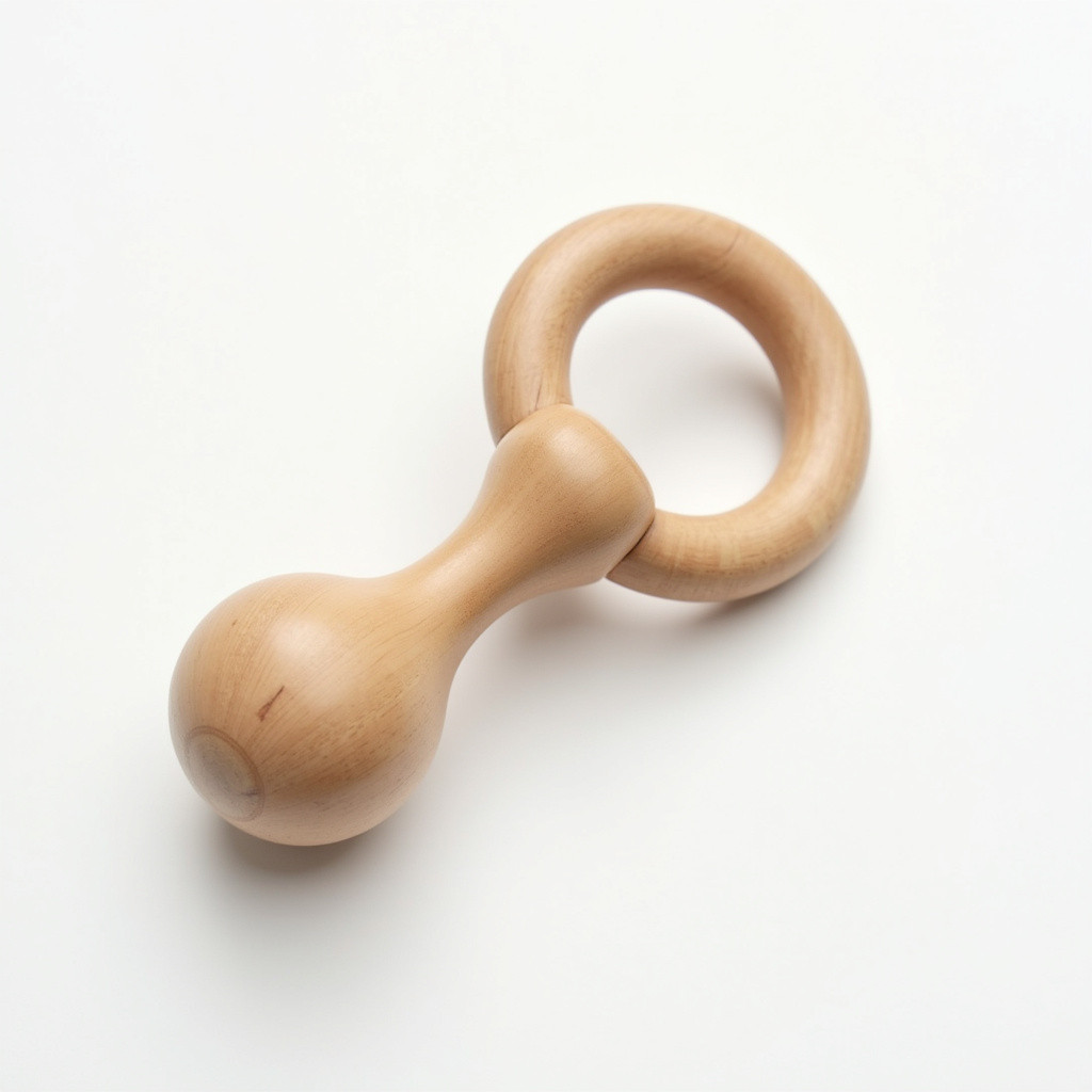 Wooden Baby Rattle