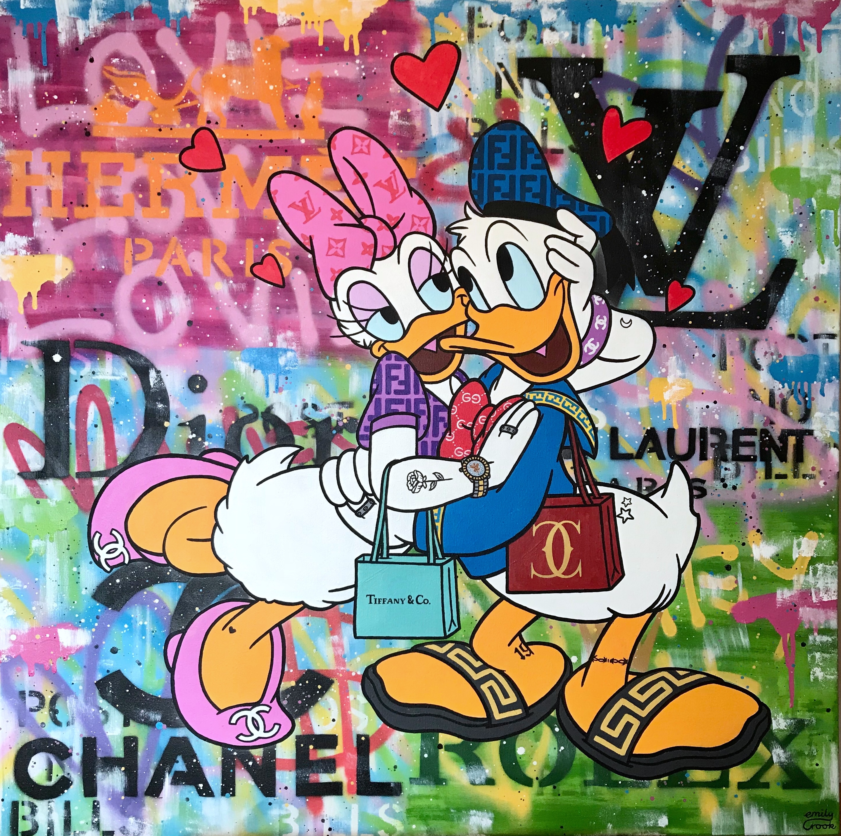 TRUE LOVE 100x100cm
