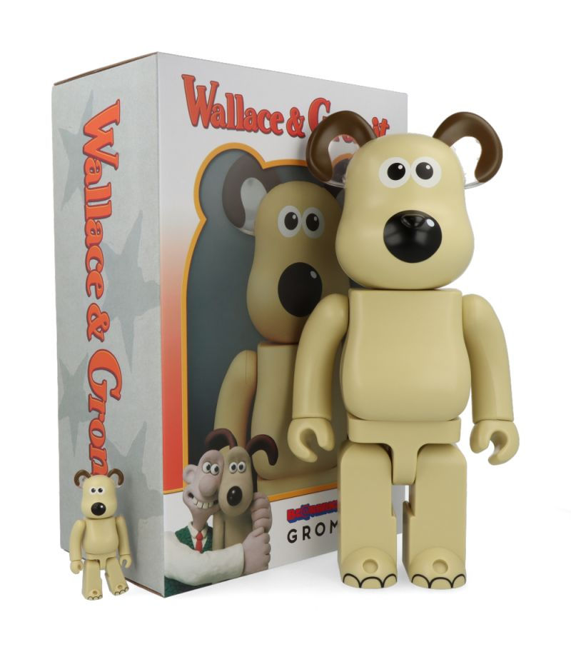 Miniature : Bearbrick Gromit (Wallace & Gromit) 400% + 100%