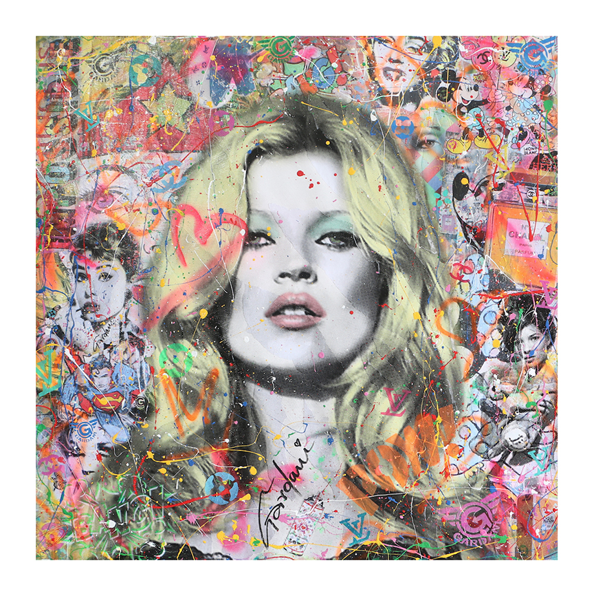 KATE MOSS MY MUSE 101X101CM