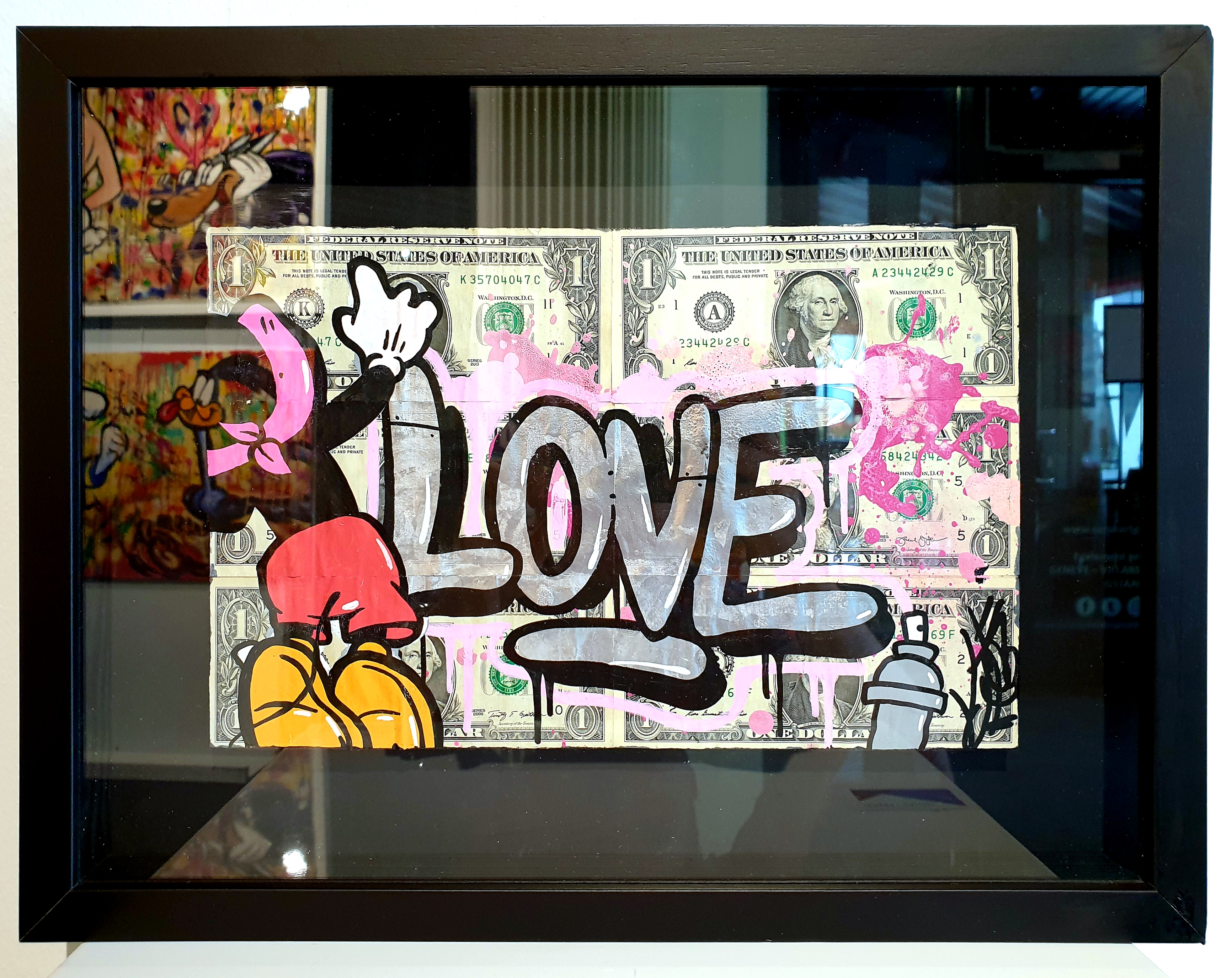 DOLLARS MICKEY LOVE 33X43CM