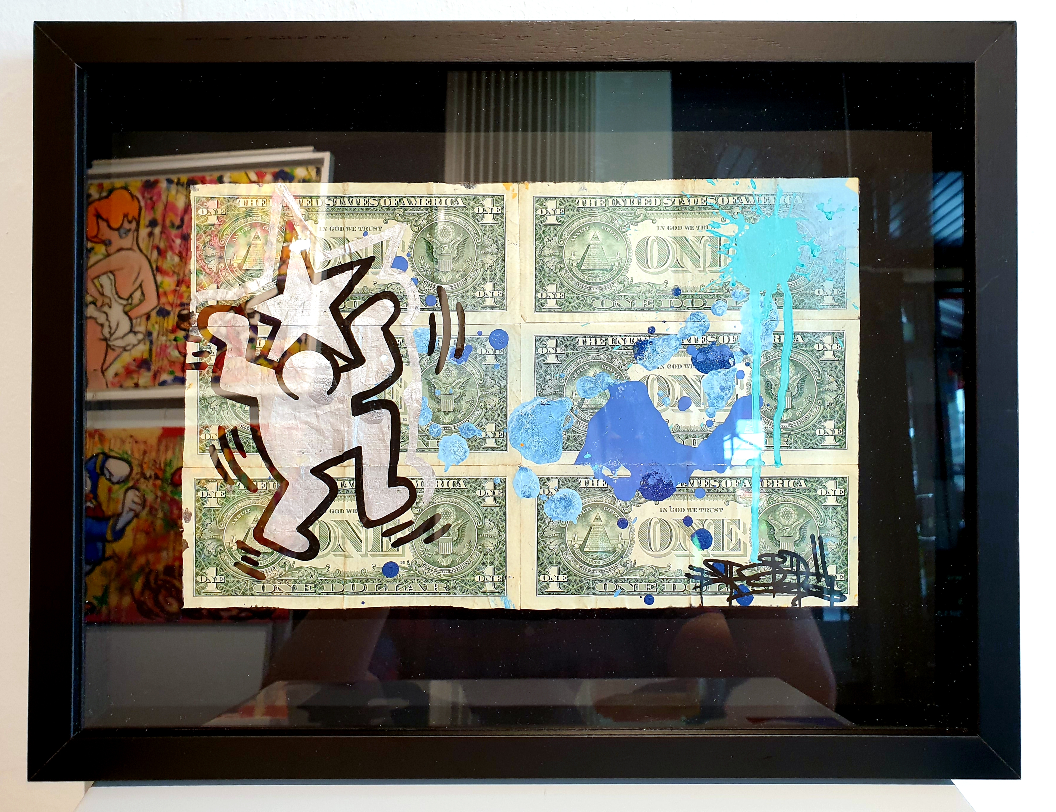 DOLLARS HARING STAR 33X43CM