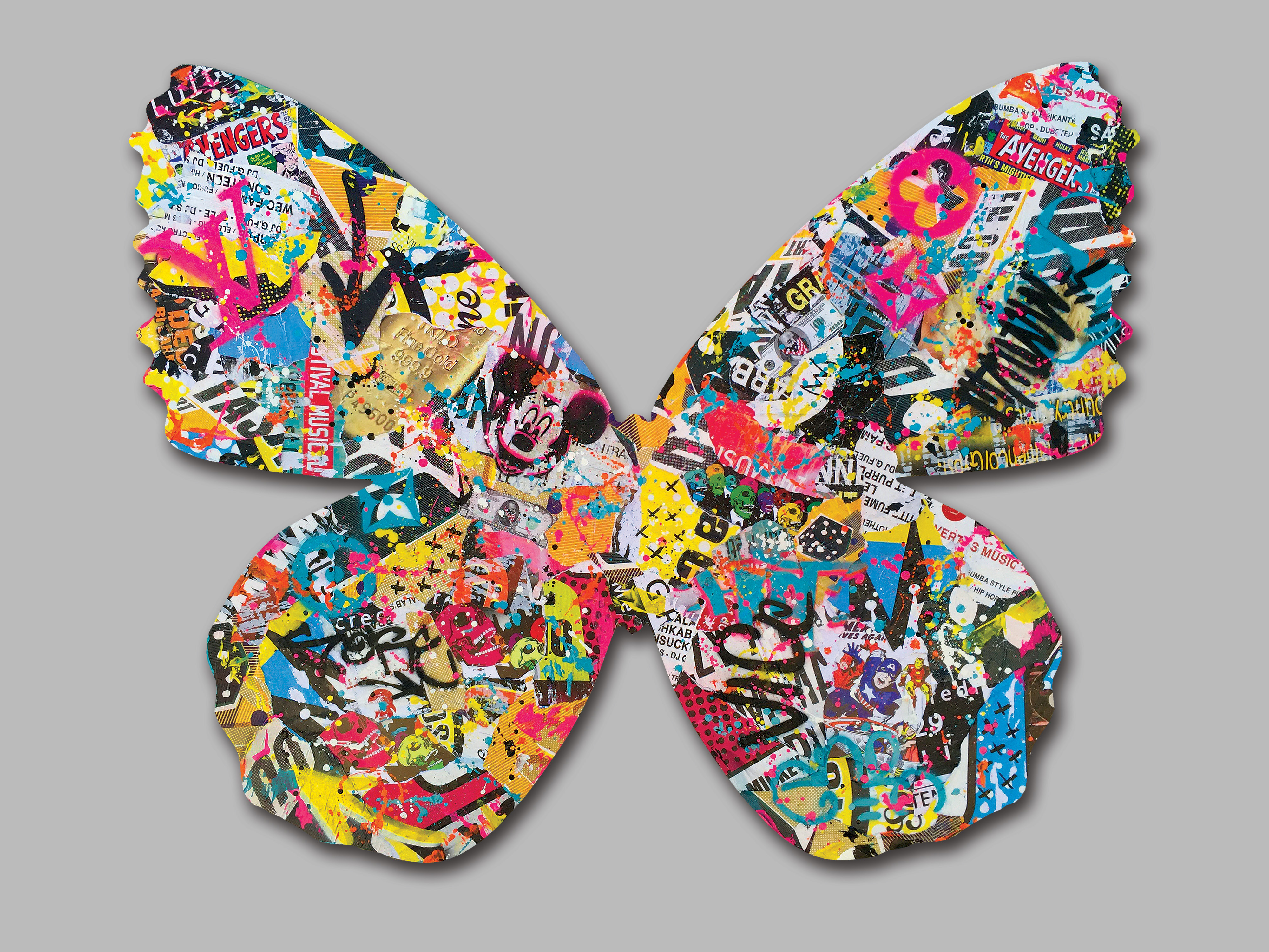 STREET LEPIDOPTERA 121X150CM