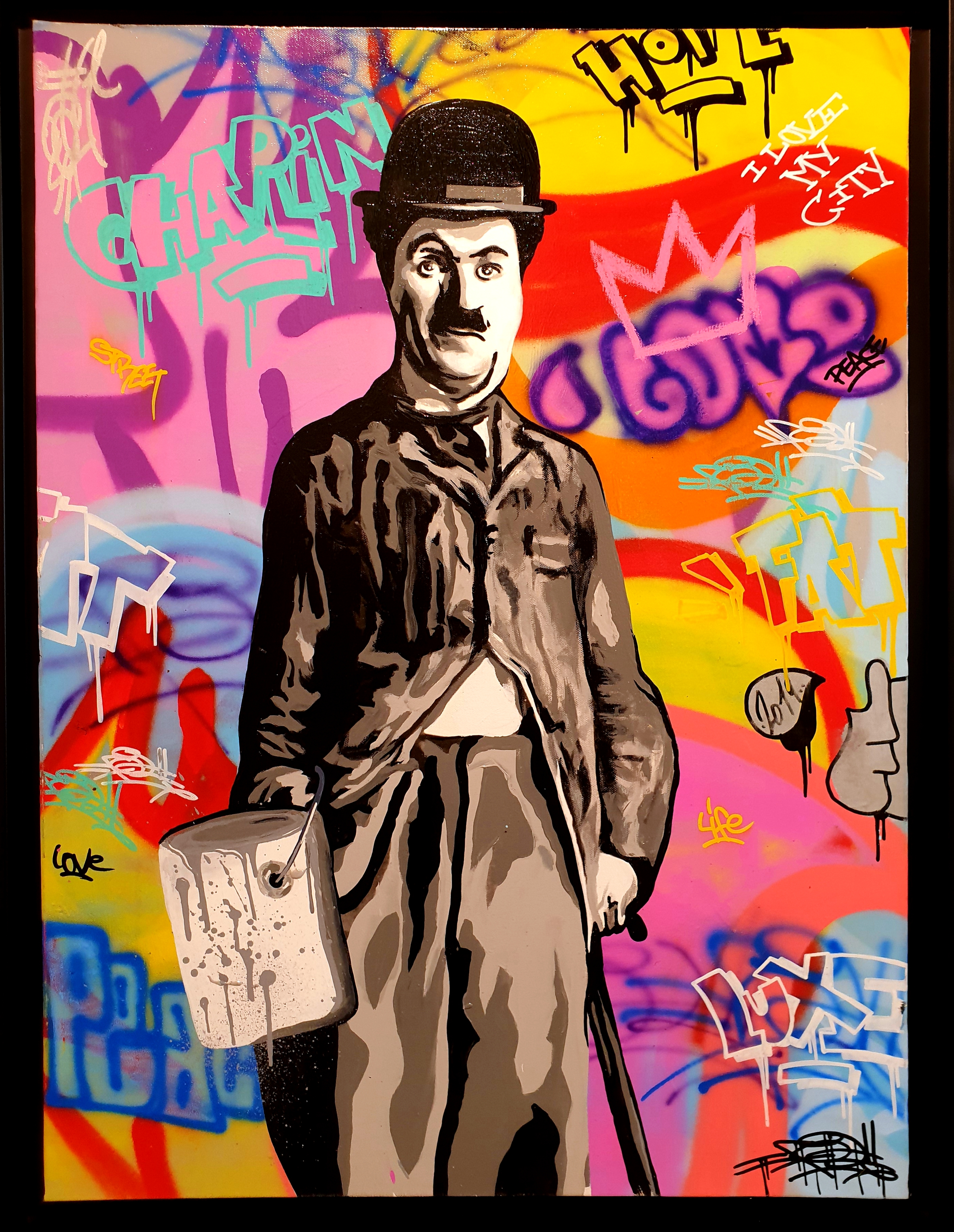 CHARLIE CHAPLIN II 88X67CM