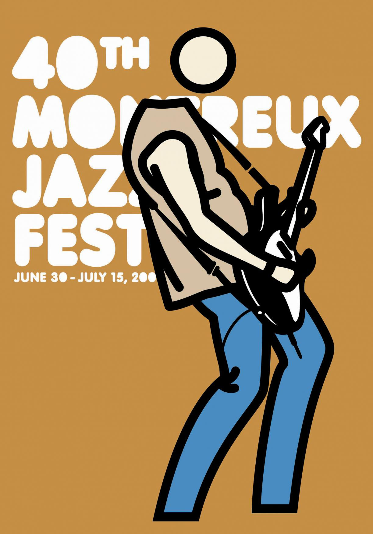 Julian Opie - Montreux Jazz 2006 (Mustard)