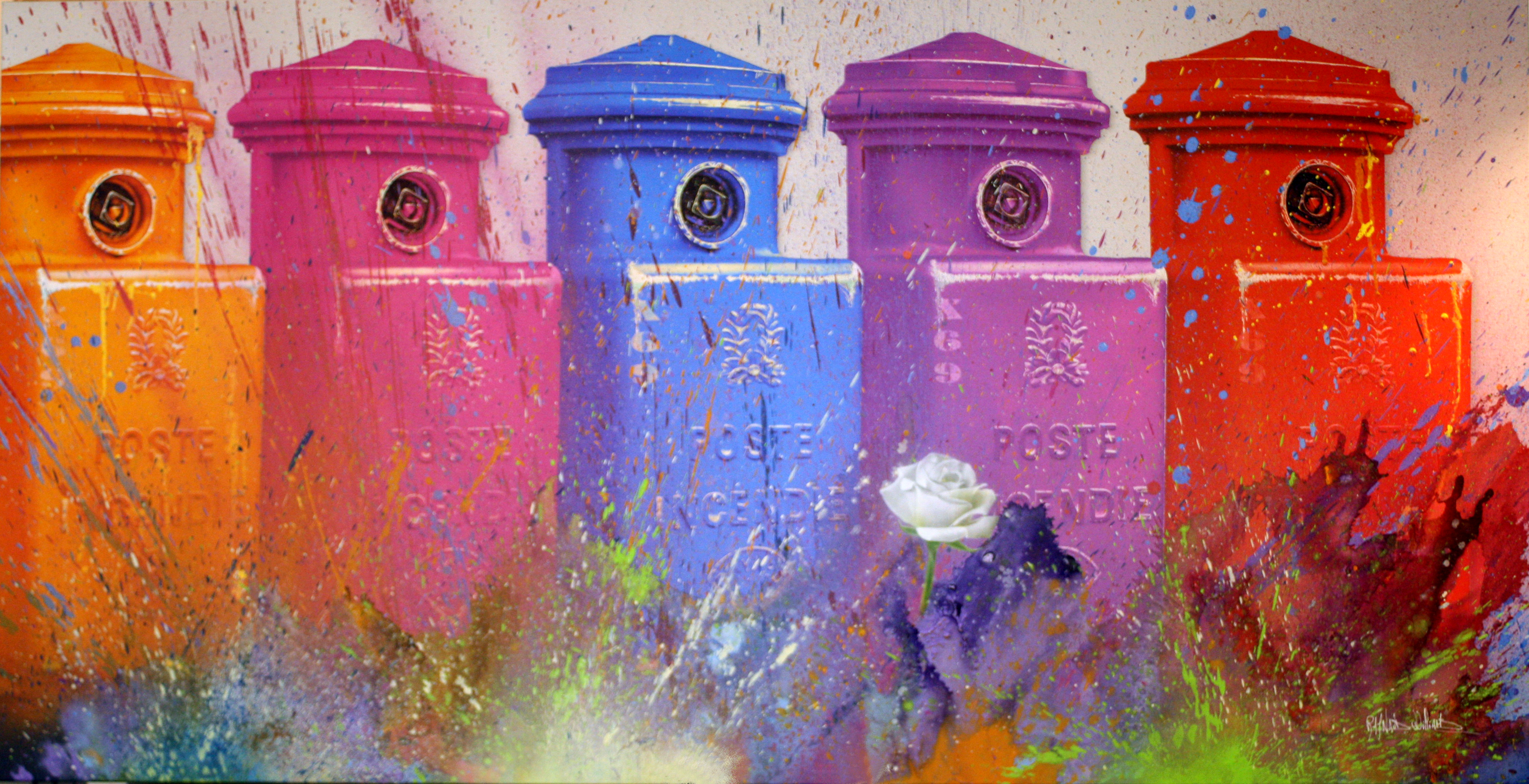 FIRE PARIS 89X160CM