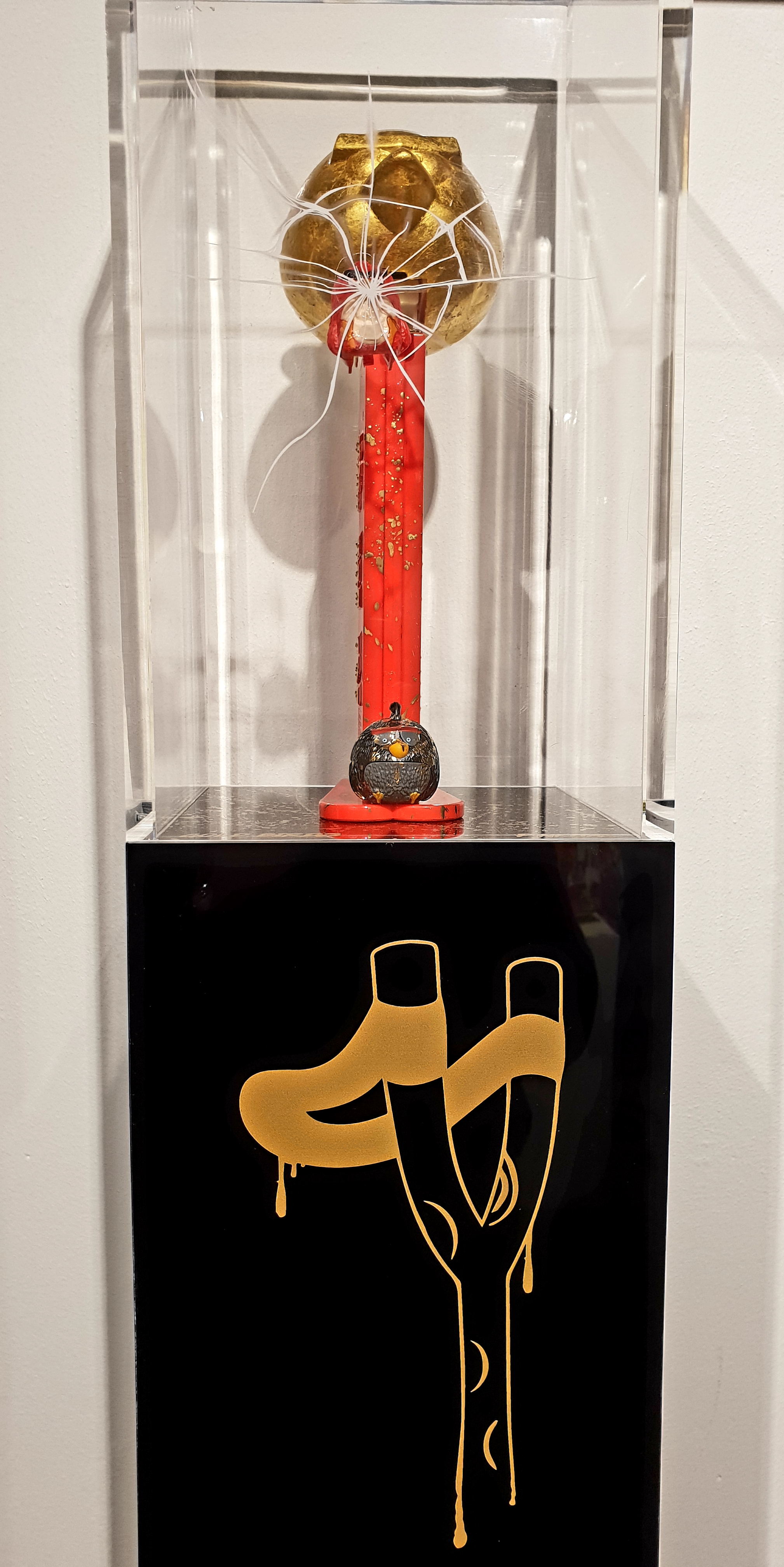 PEZ - GOLD BIRDS 99X20X20CM