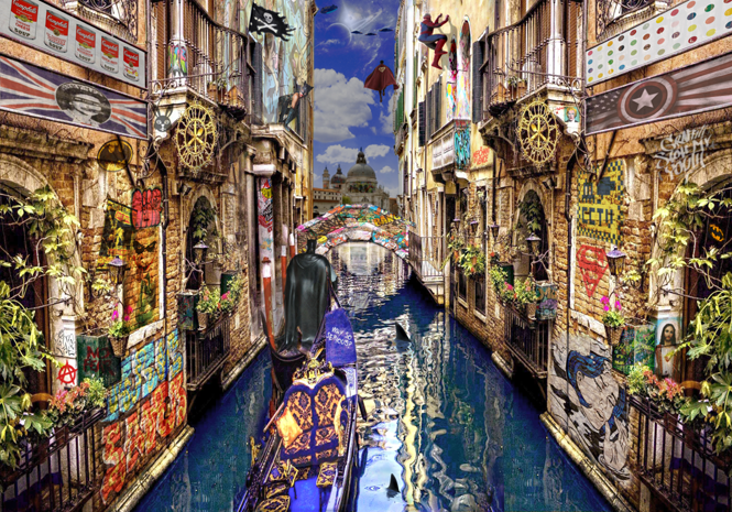 POP GOES VENICE 67X91CM