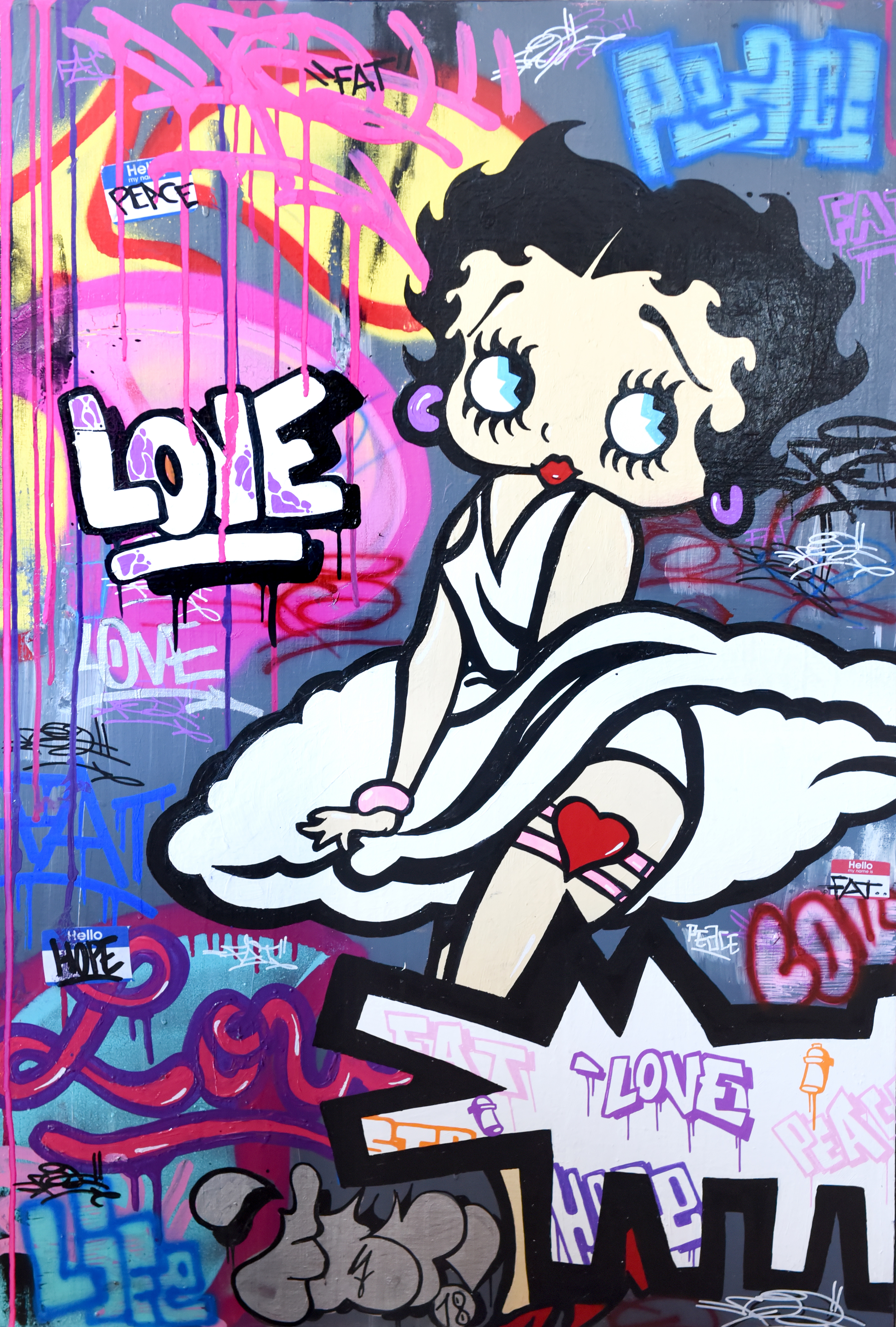 BETTY BOOP 100X65CM