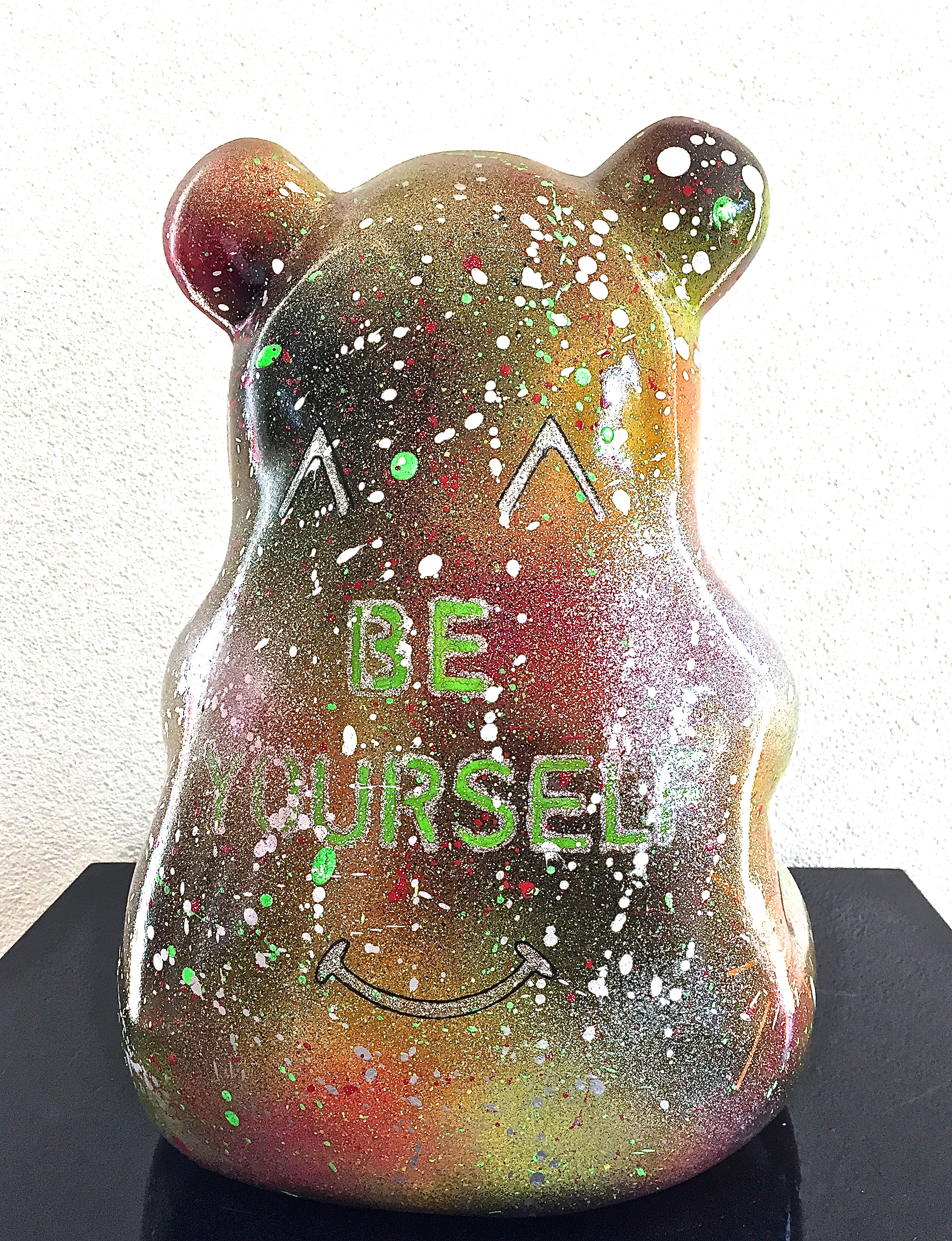 Panda "FOLLOW YOUR HEART" 41X31X33cm