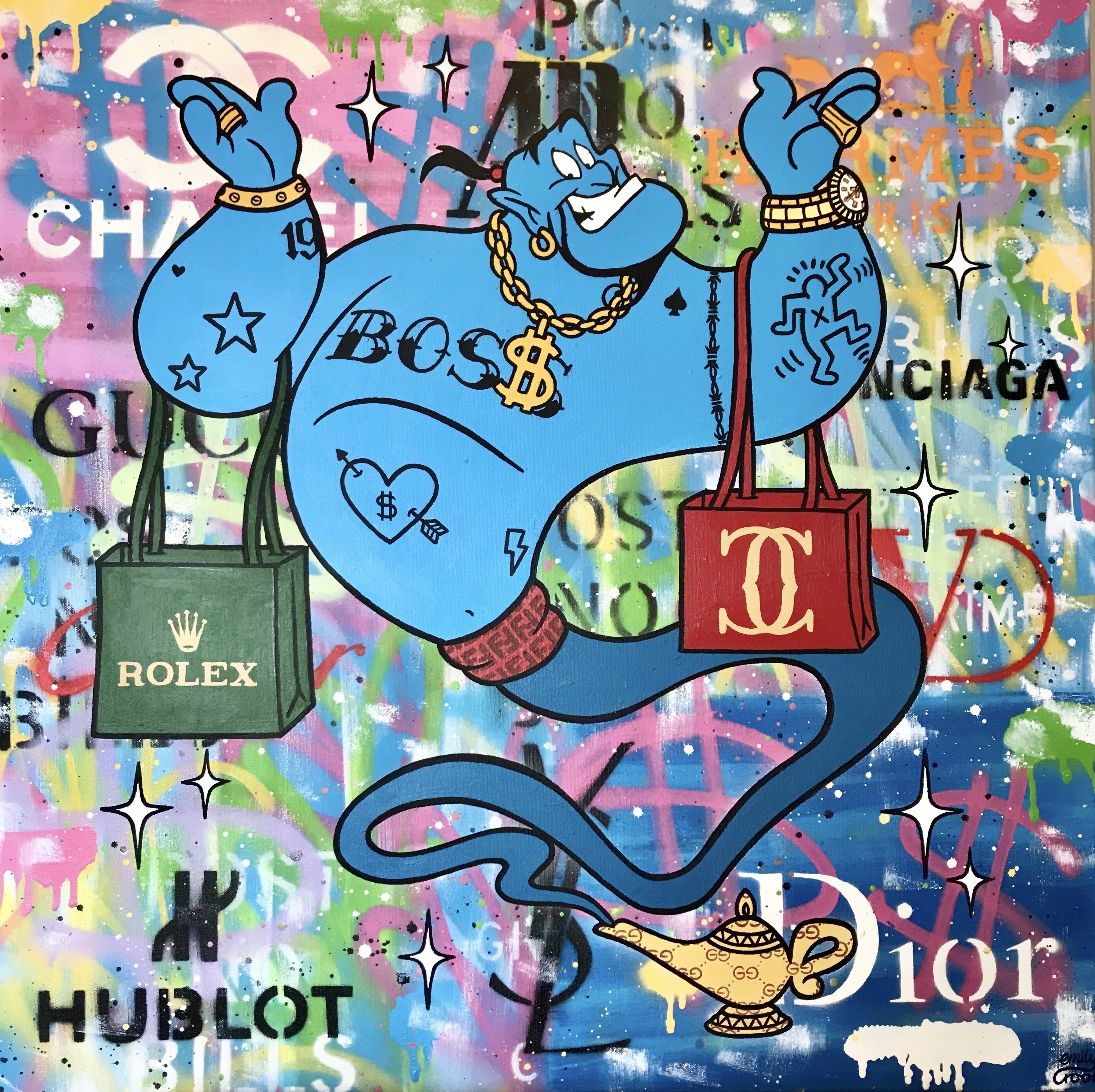 MAKE A WISH 80X80CM
