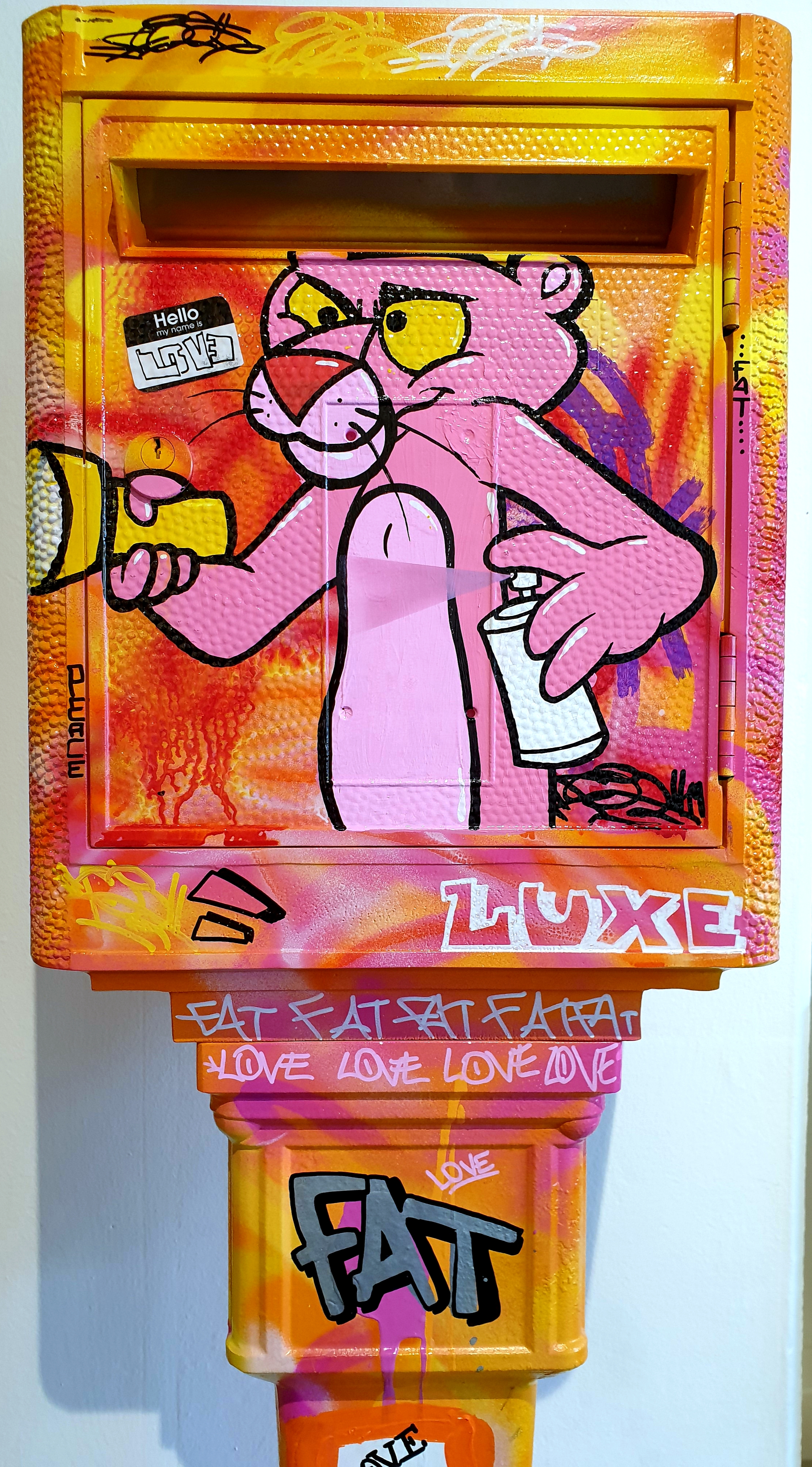 BOITE PINK PANTHER 132X35X31CM