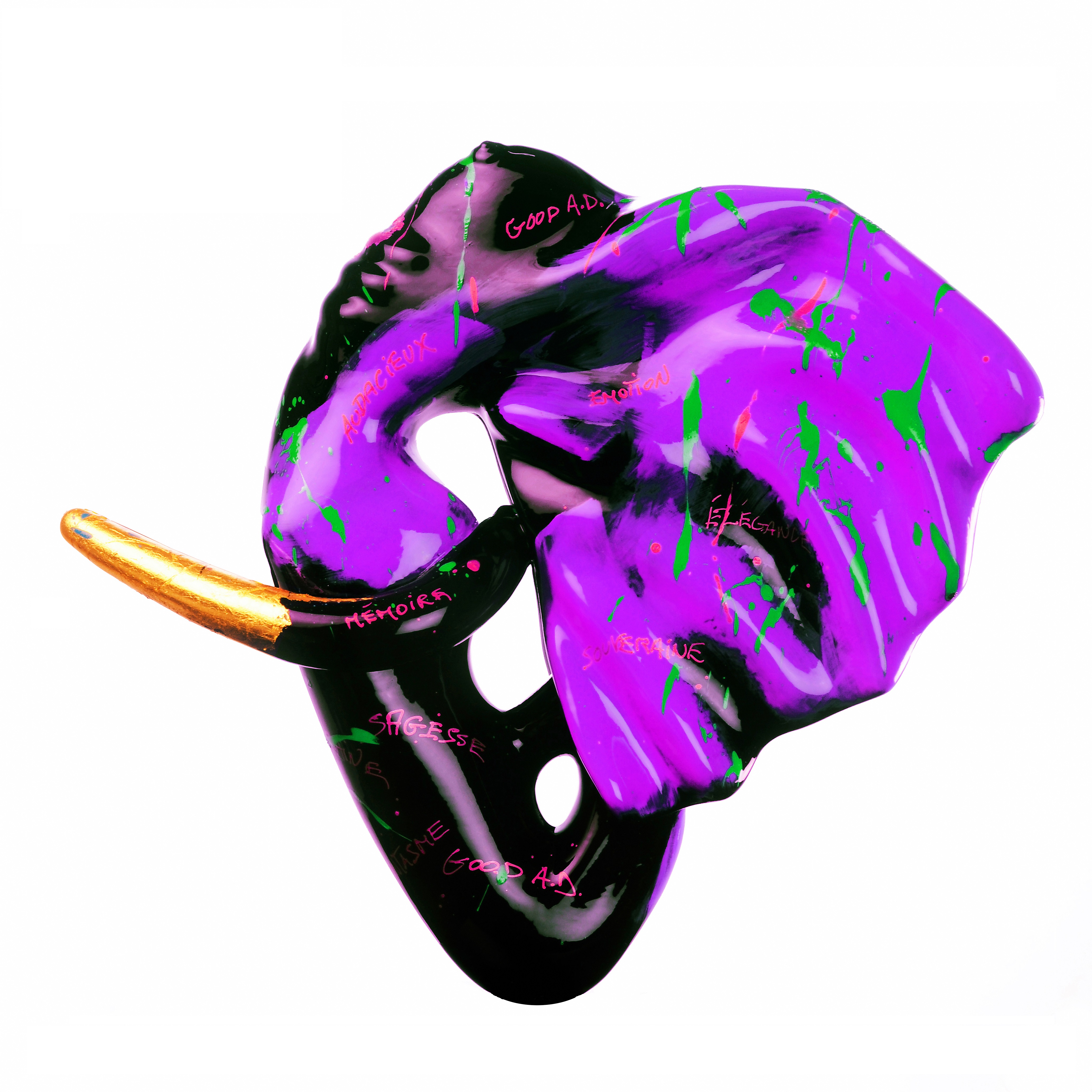 ELEPHANTASME MAUVE 70X70CM