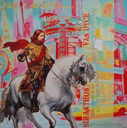 MY HORSE FOR CAB 95X95CM