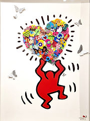 coeur, Keith haring, love