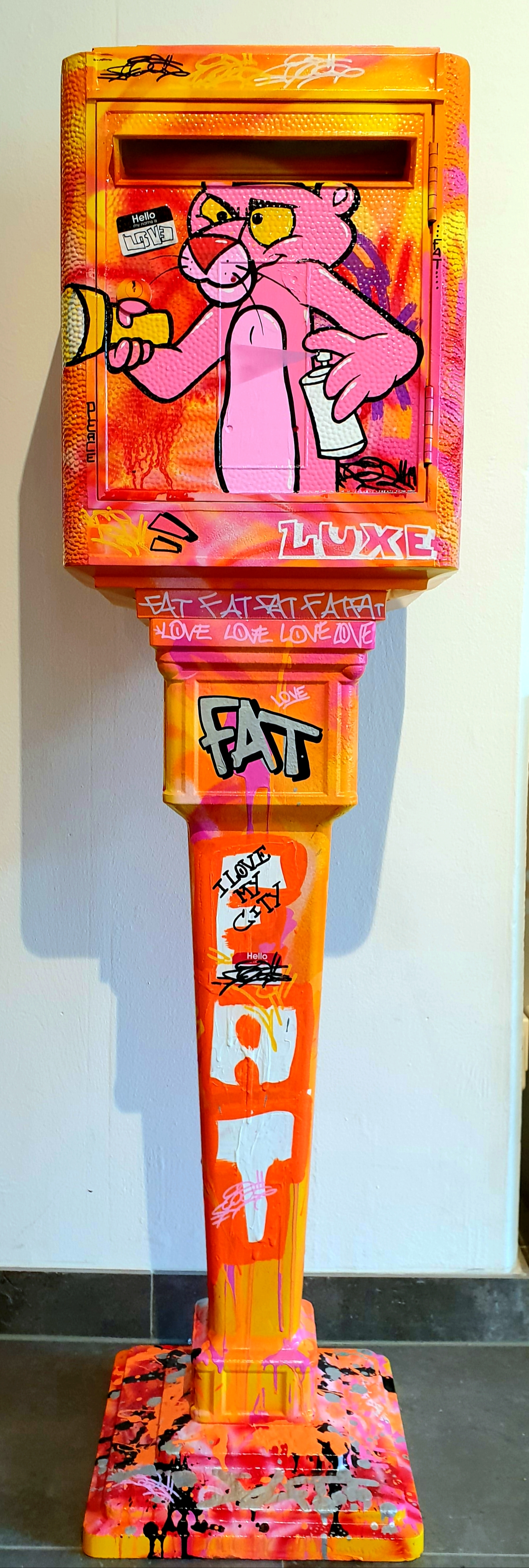 BOITE PINK PANTHER 132X35X31CM