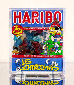 HARIBO SCHTROUMPFS 21,5X18X5CM