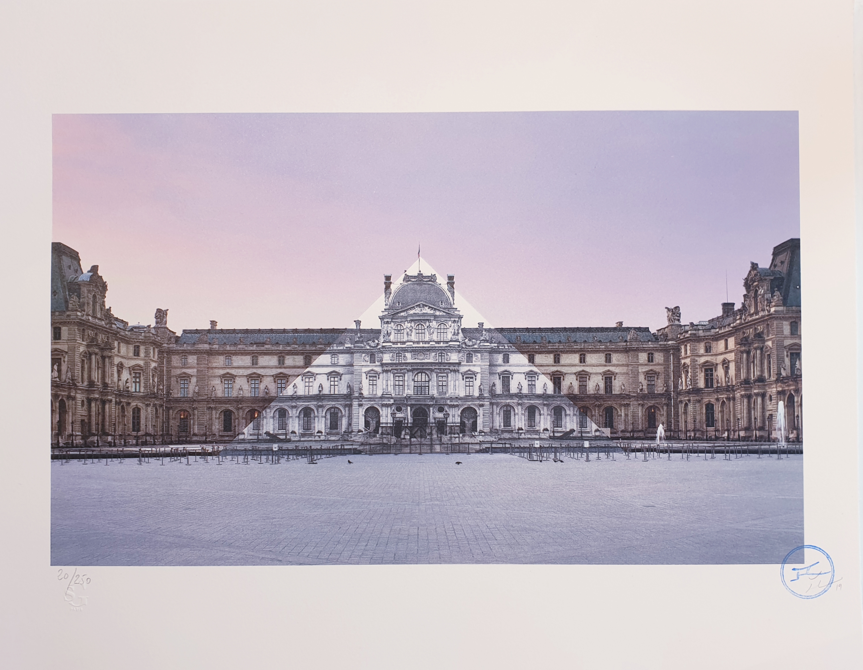 JR au Louvre, La Pyramide