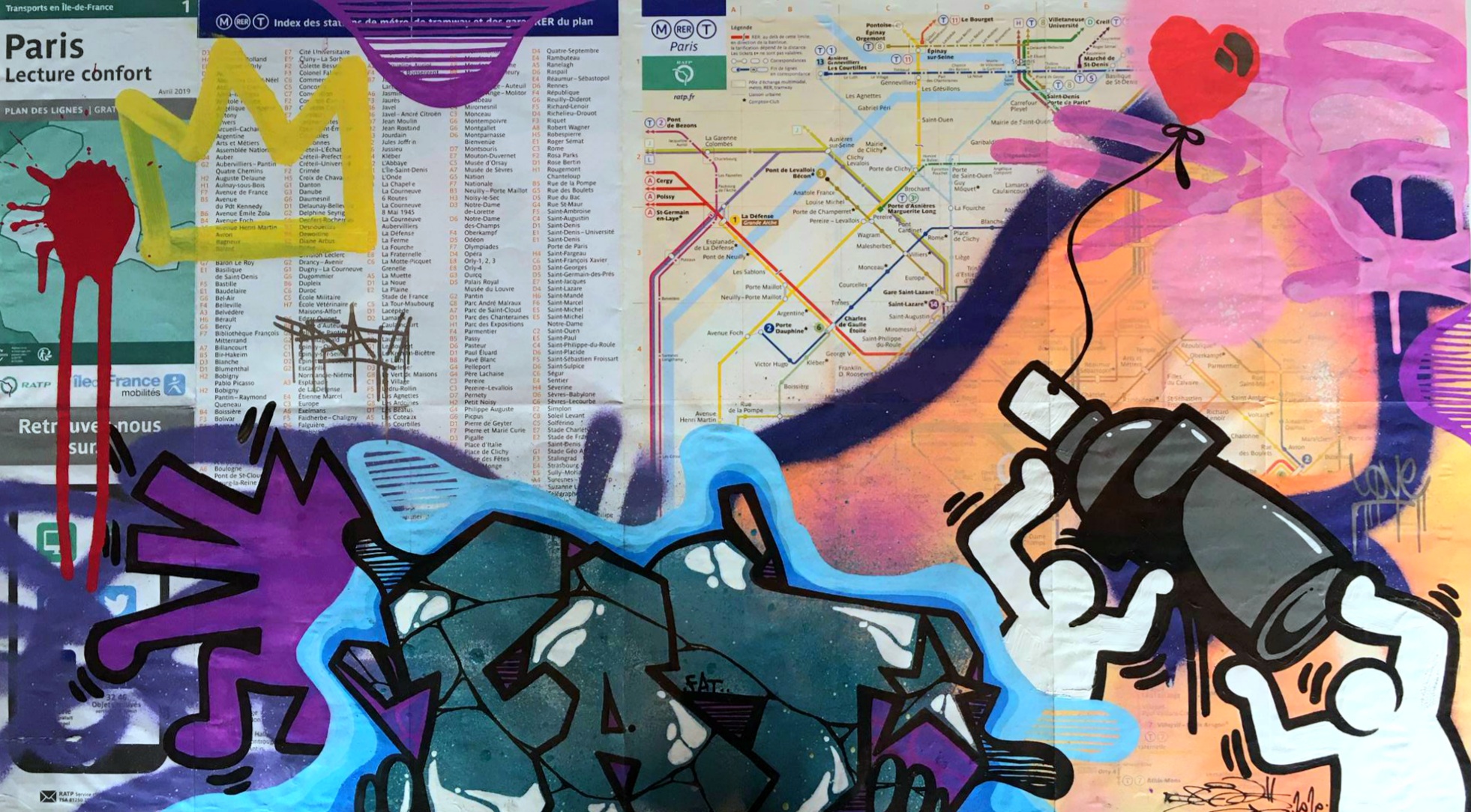 FAT PLAN DE METRO 39X77CM