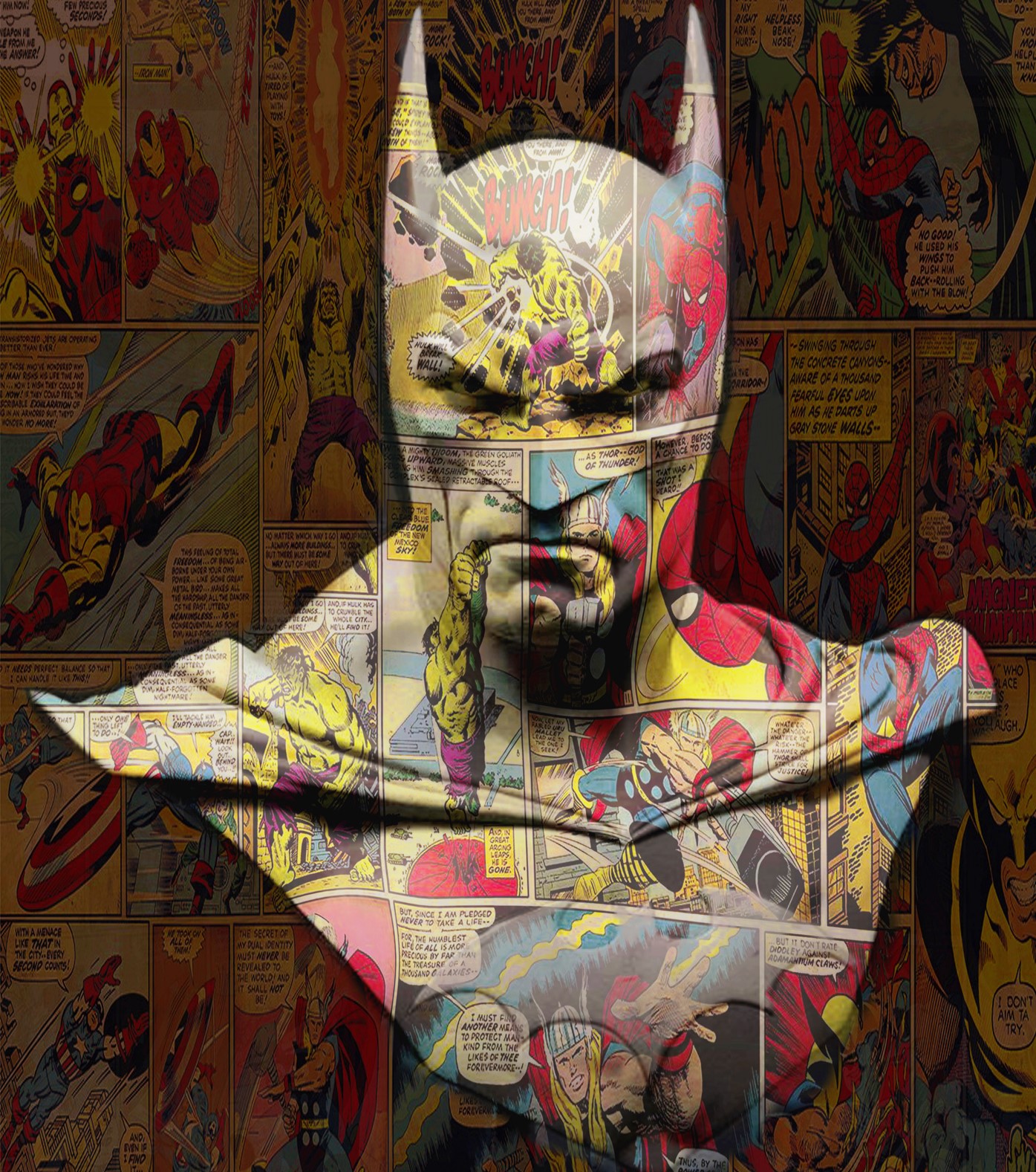 BATMAN 77X64CM